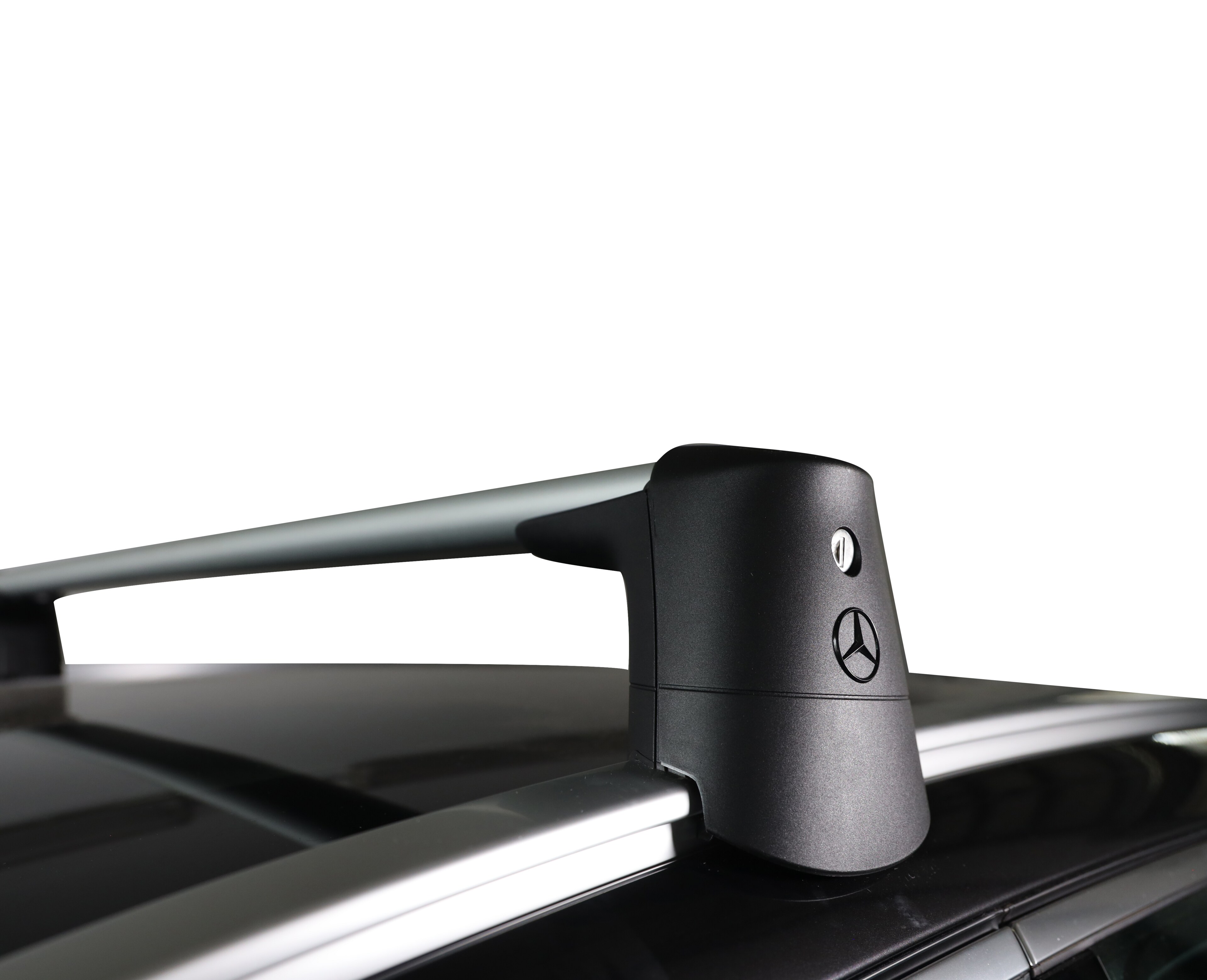 Relingträger - Aluminium, silberfarben / schwarz