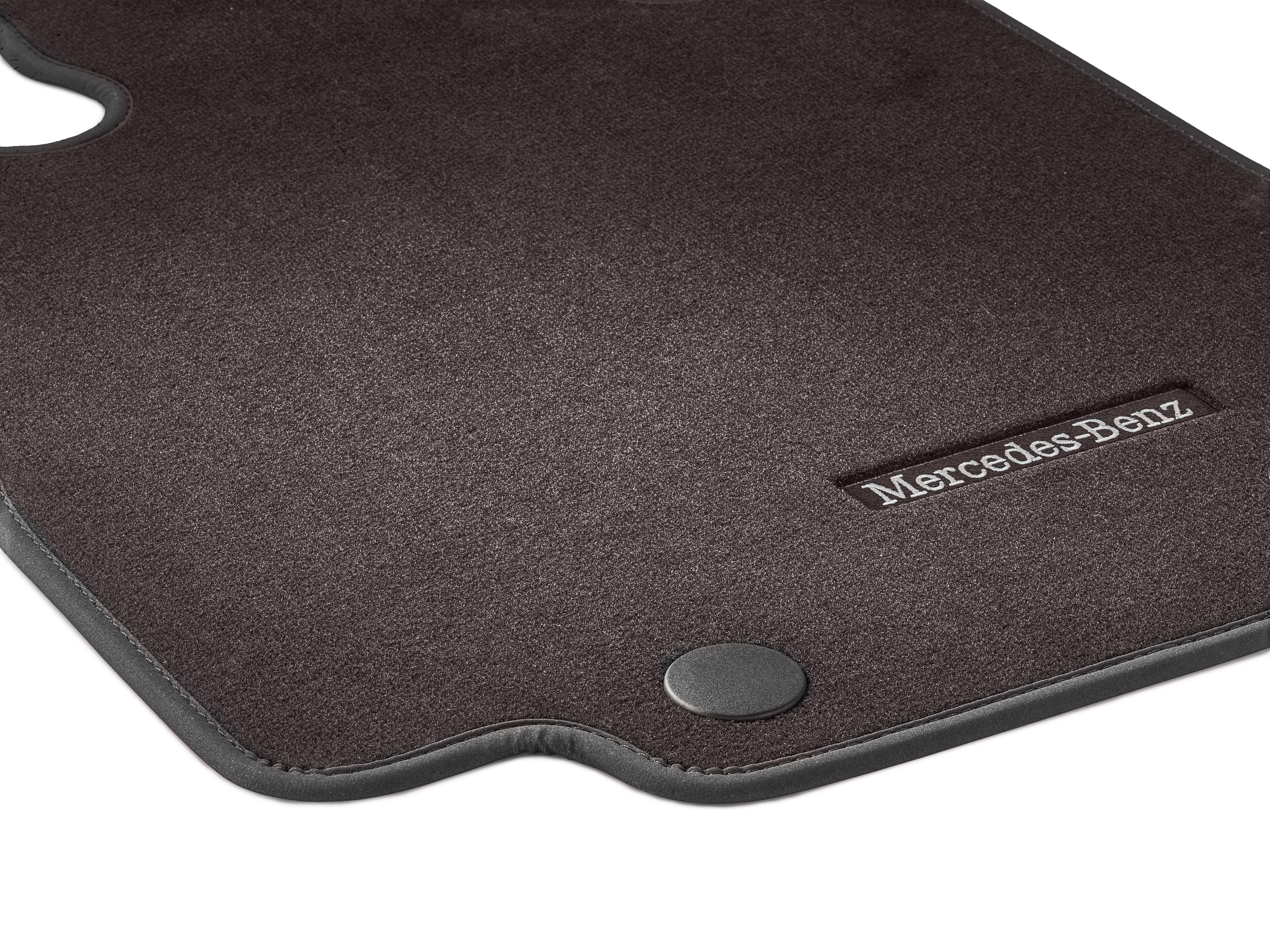 Maty welurowe CLASSIC, Zestaw, 4-częściowy - kierownica z lewej strony, brąz espresso