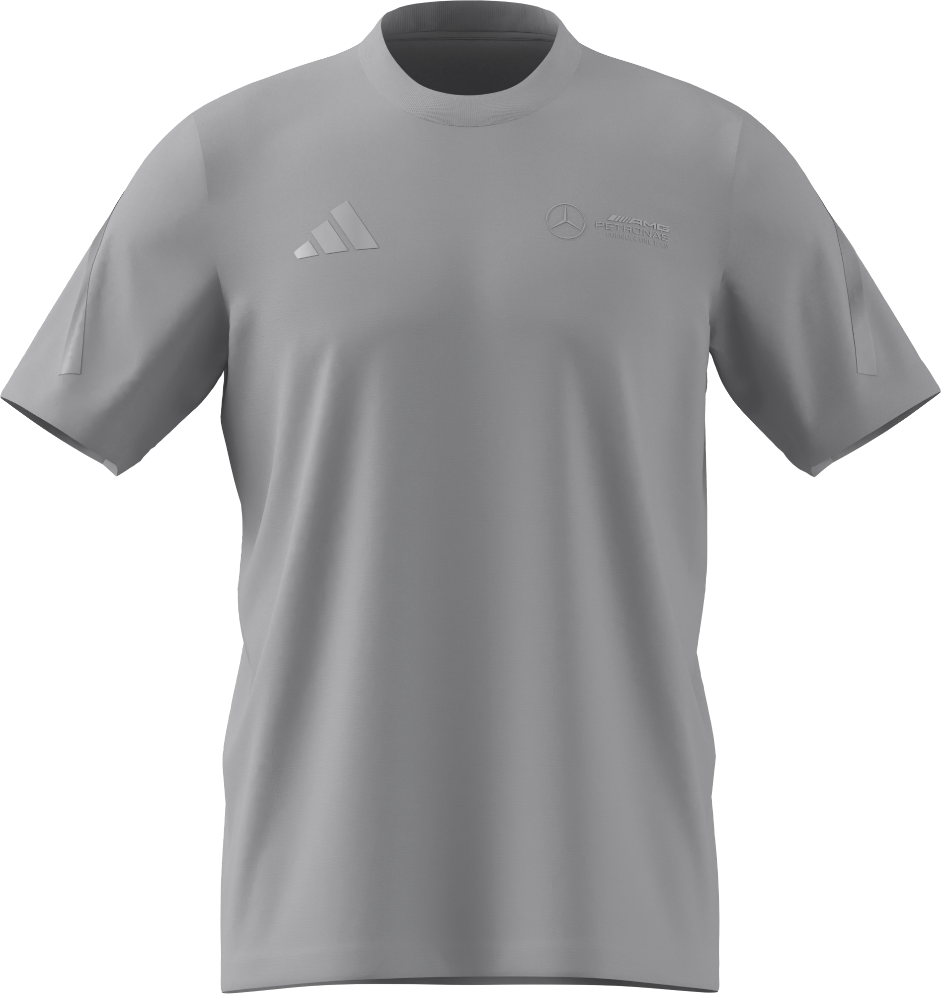 T-shirt męski, Mercedes-AMG F1, Special Edition Silverstone 2025 - szary, XS