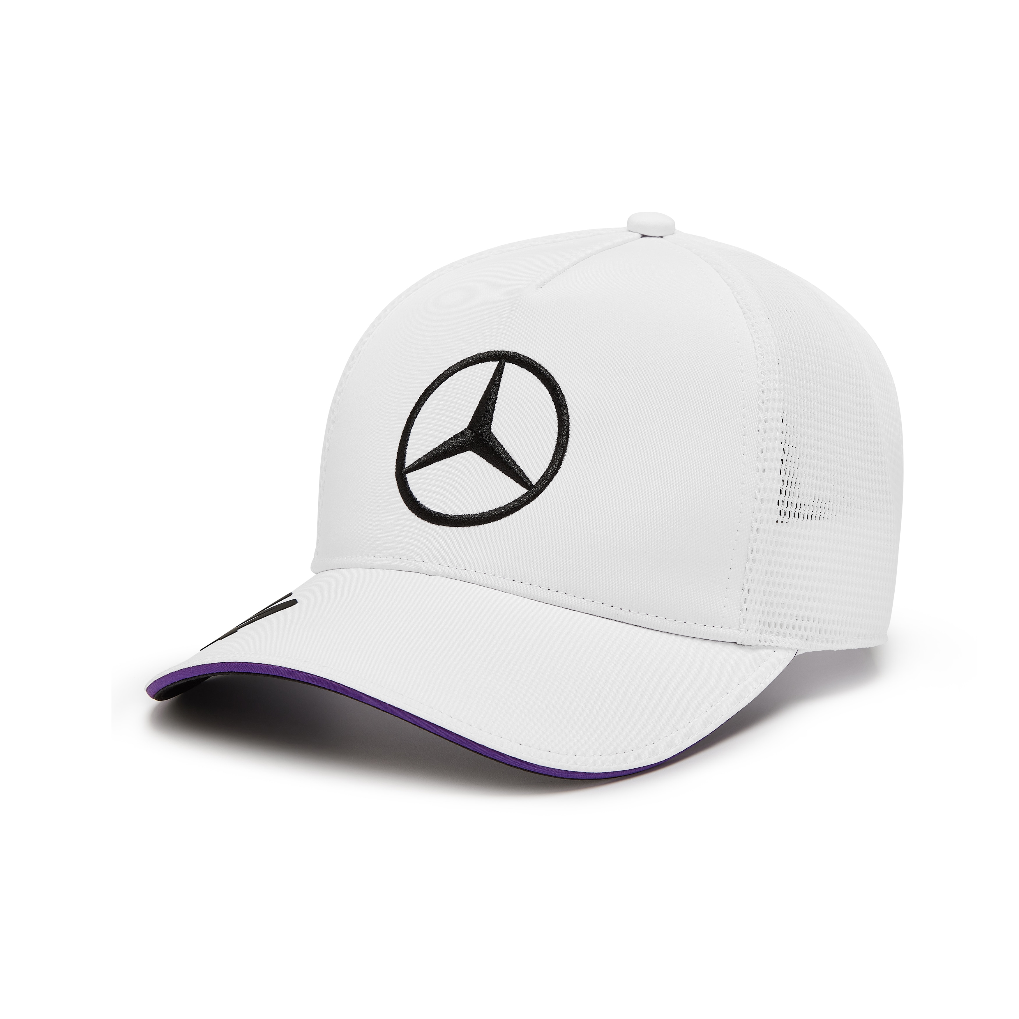 Czapka, Lewis Hamilton, Mercedes-AMG F1 - biały, poliester