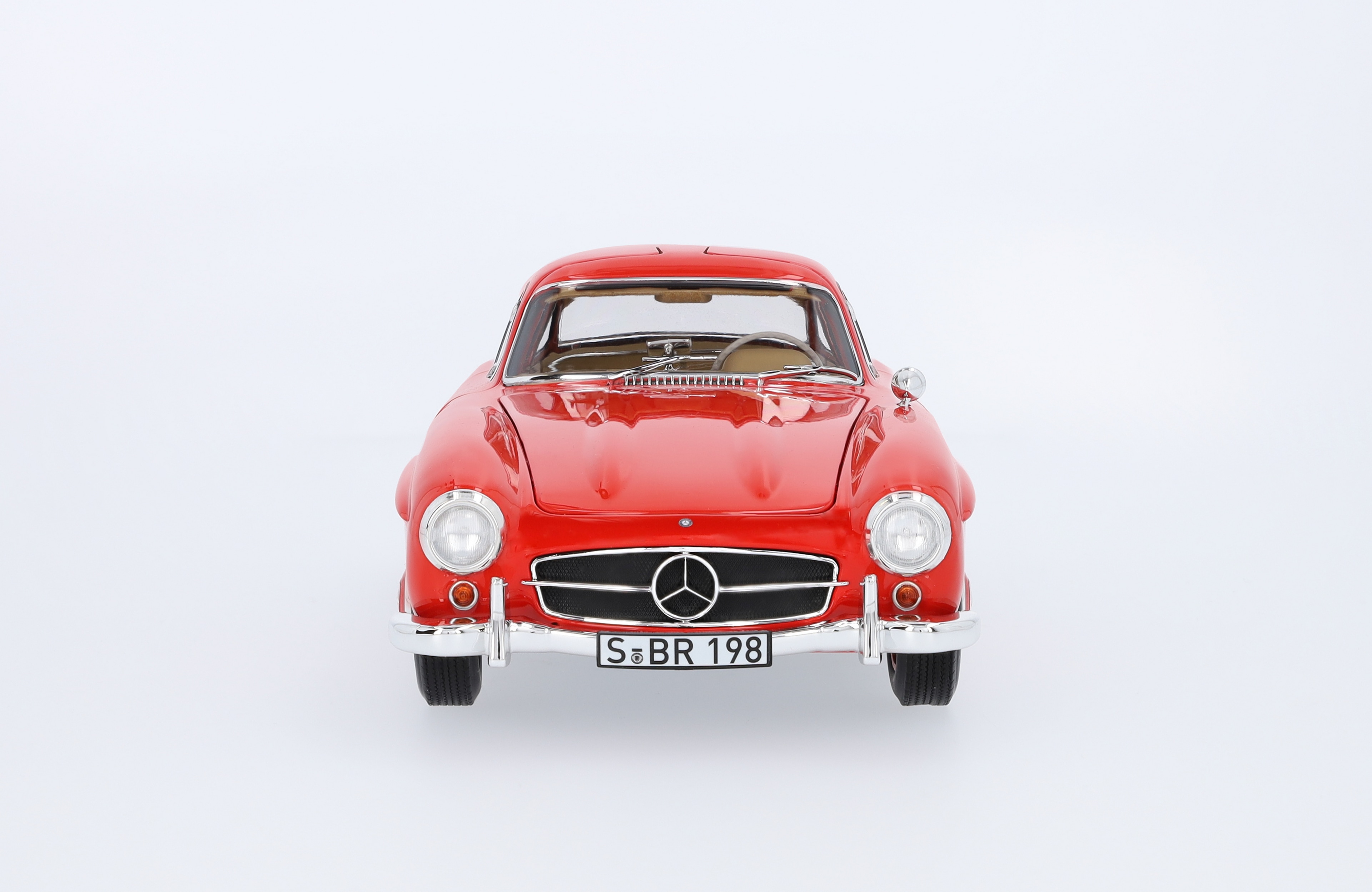 300 SL Coupé (1954-1957) W 198 - feuerwehrrot, Norev, 1:18