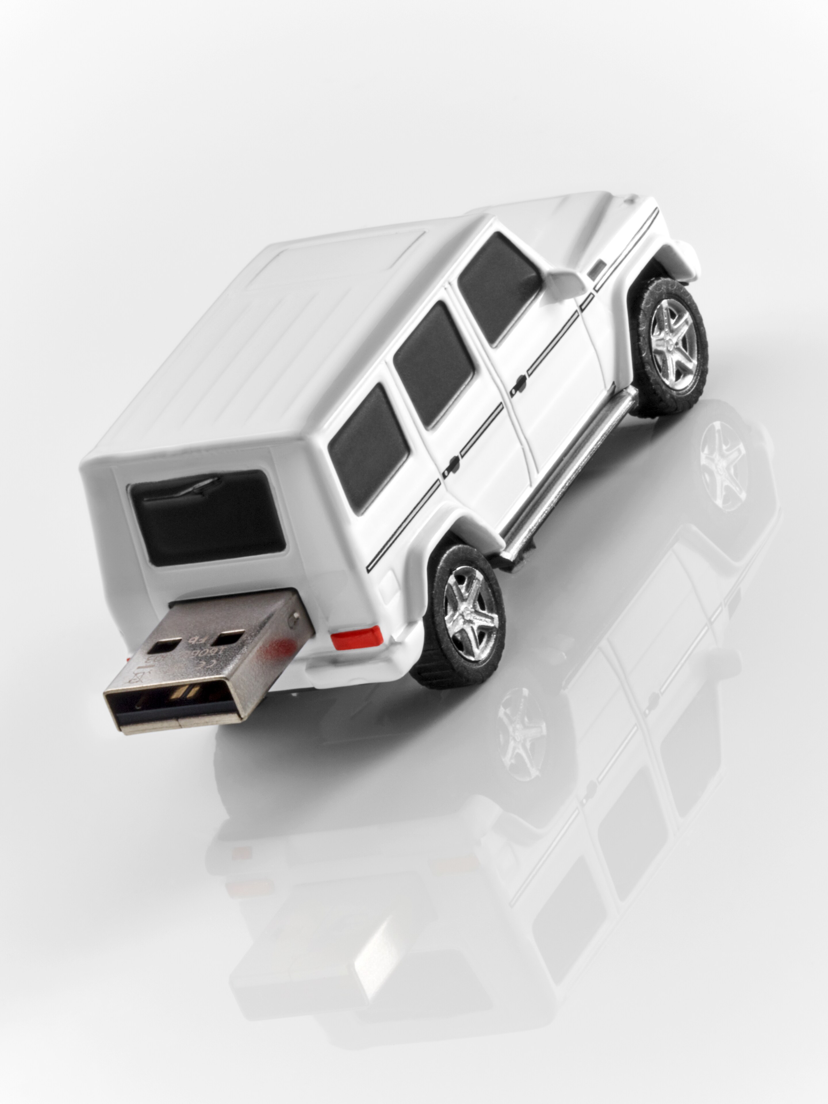 Mercedes-AMG G 65 USB-Stick - biały / czerń, tworzywo sztuczne / metal