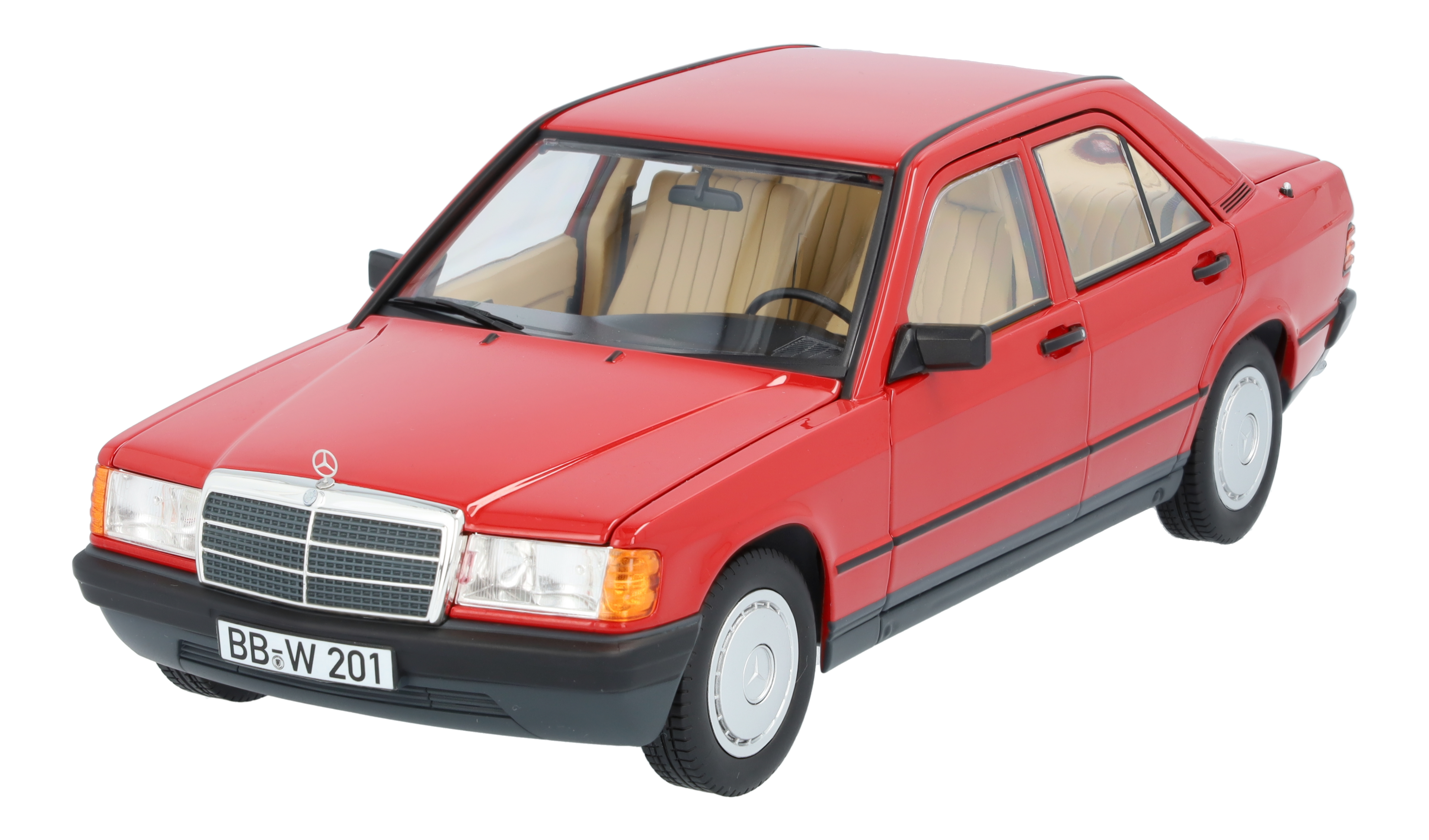 190 E W 201 (1982-1988) - rot, Norev, 1:18