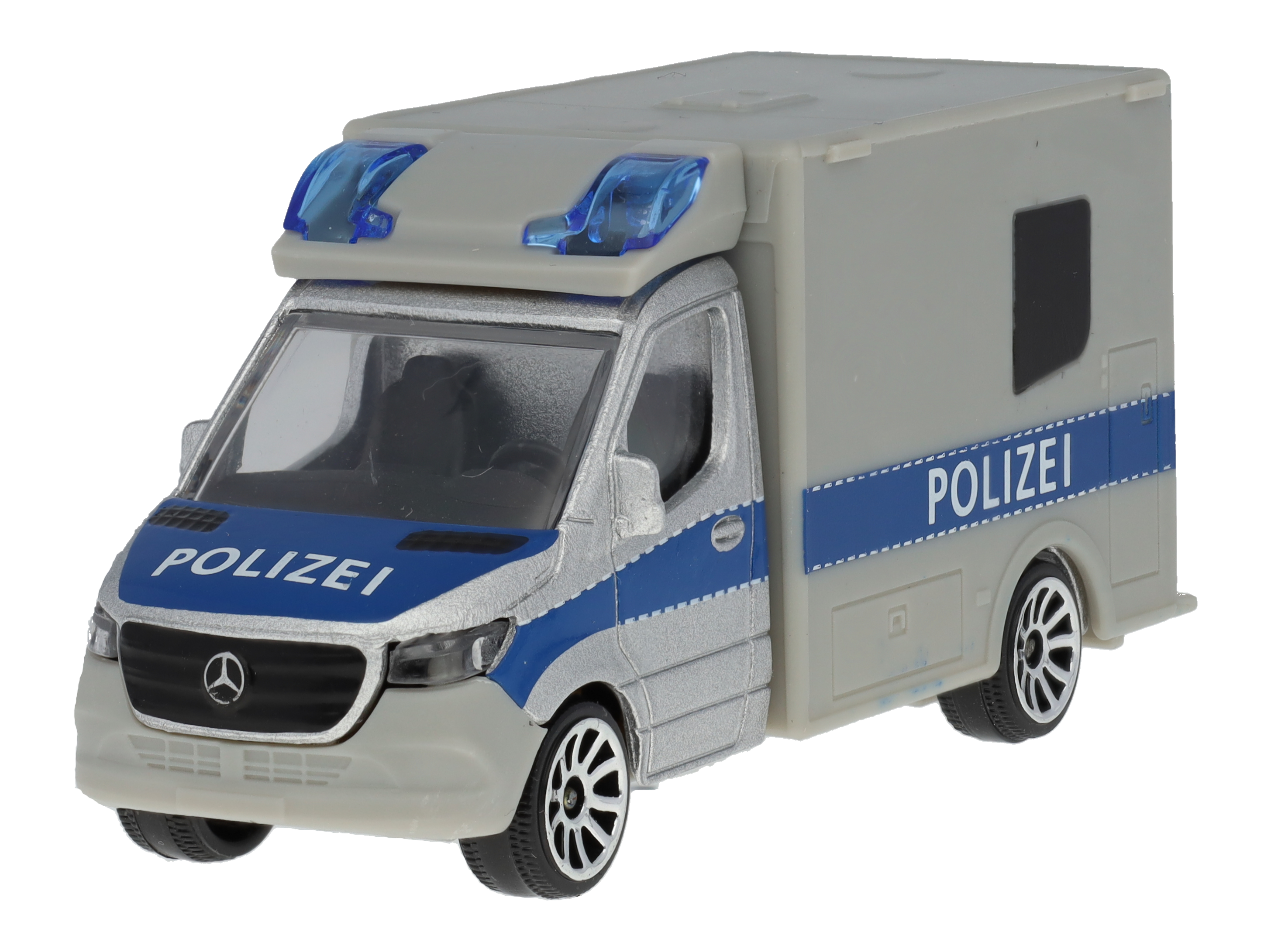 Sprinter, Polizei - silberfarben, Majorette, 7,62 cm (3 Zoll)