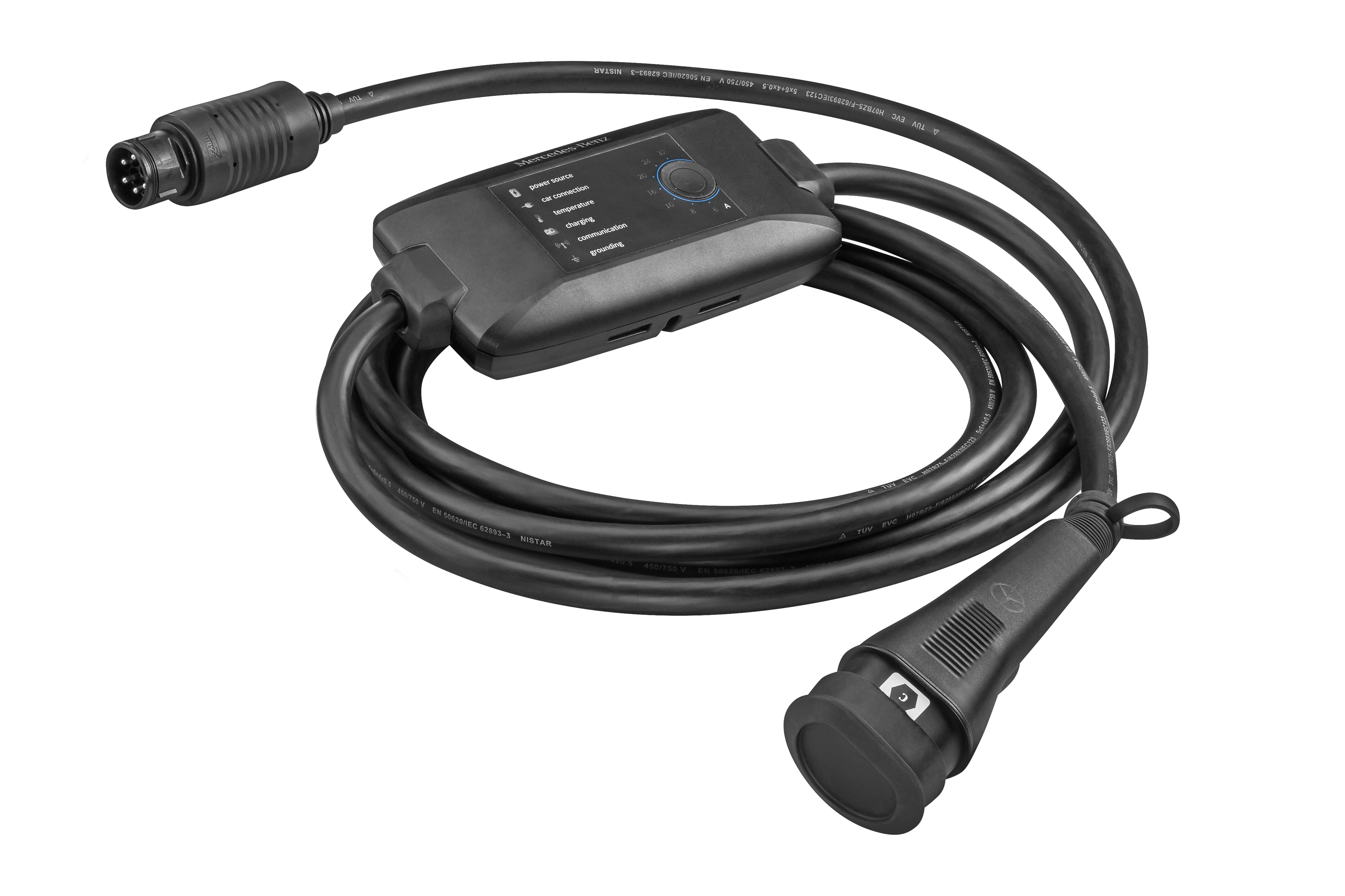 Elastyczny system ładowania Pro, Moduł sterujący, 22 kW, ECE - tworzywo sztuczne, czerń, kierownica z lewej/prawej strony