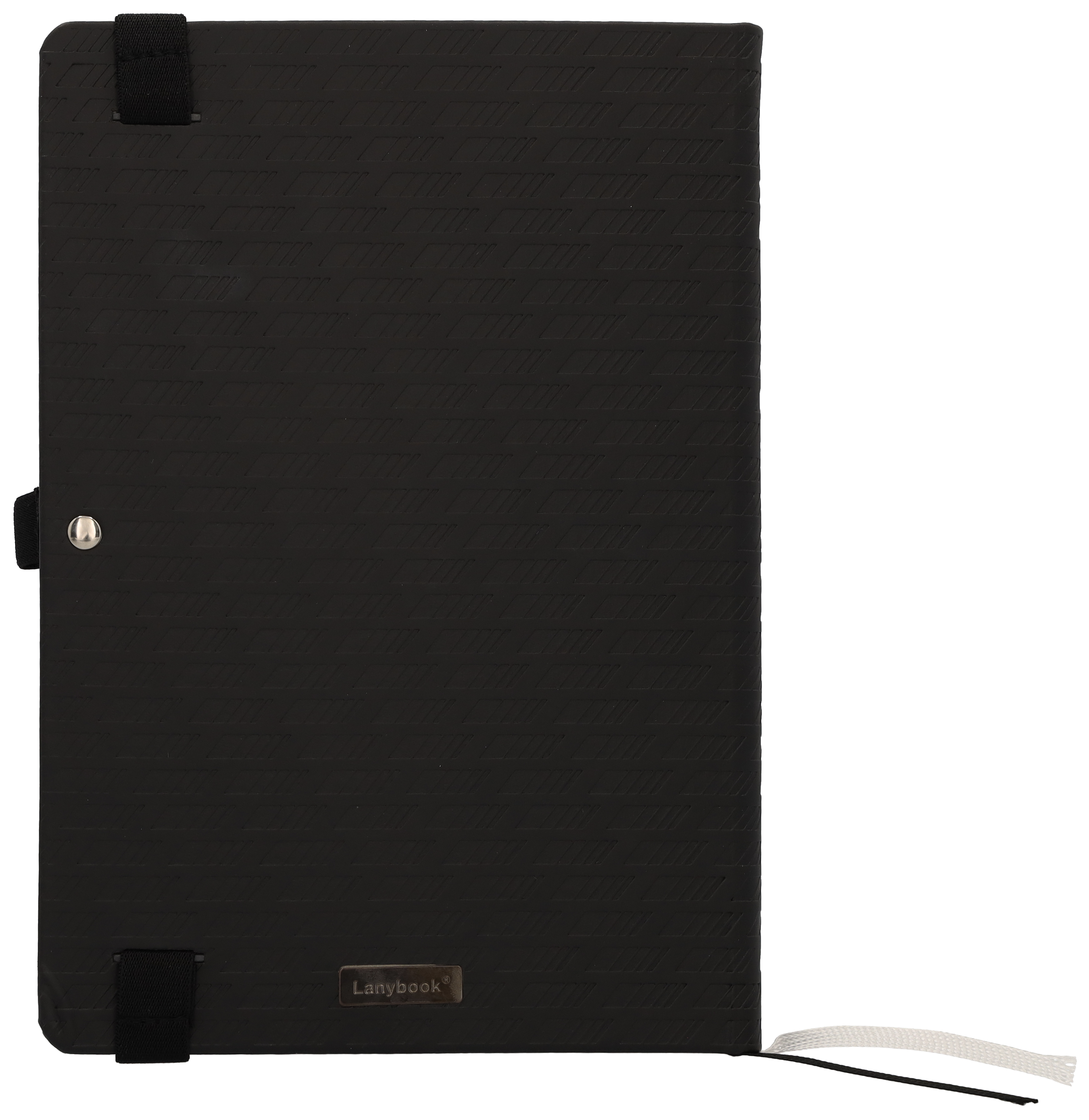 AMG Lanybook - schwarz, Apfelleder (vegan), Lanybook