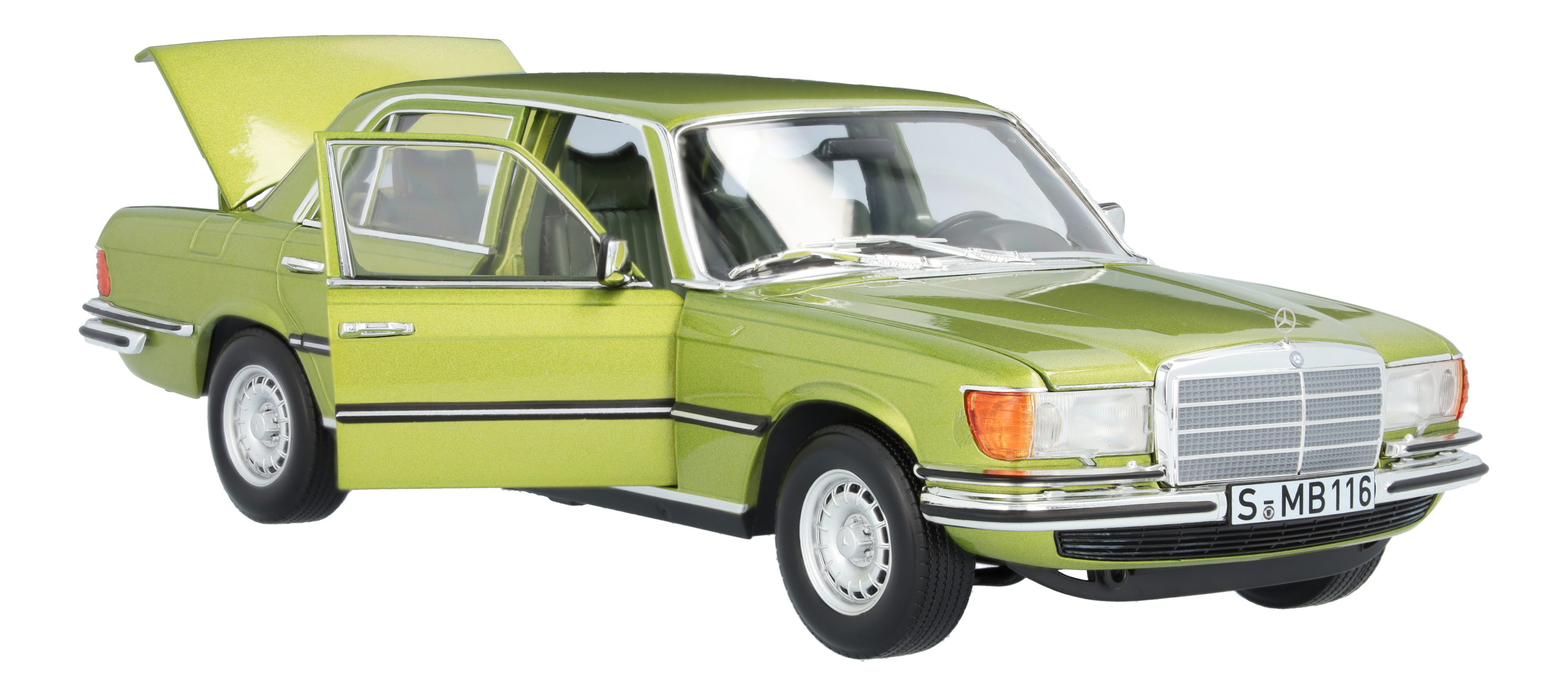 450 SEL W 116 (1976-1980) - zypressengrün, Norev, 1:18