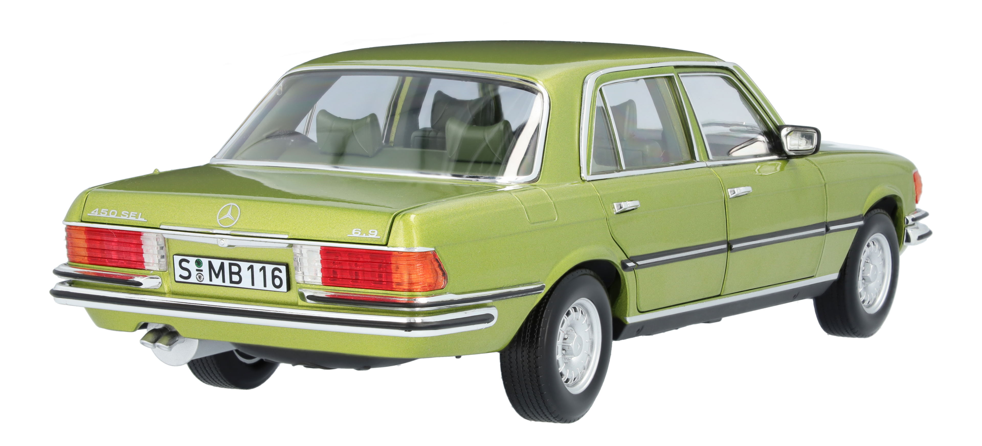 450 SEL W 116 (1976-1980) - zypressengrün, Norev, 1:18