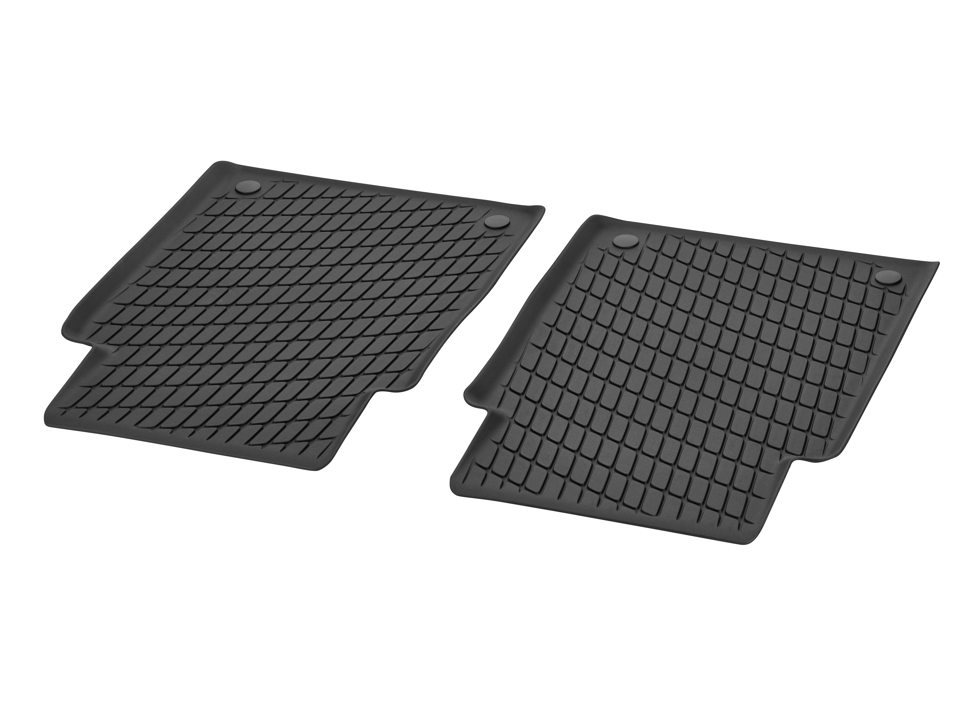 Maty na każdą pogodę Dynamic Squares, Tył, Zestaw 2-częściowy - kierownica z lewej/prawej strony, czerń