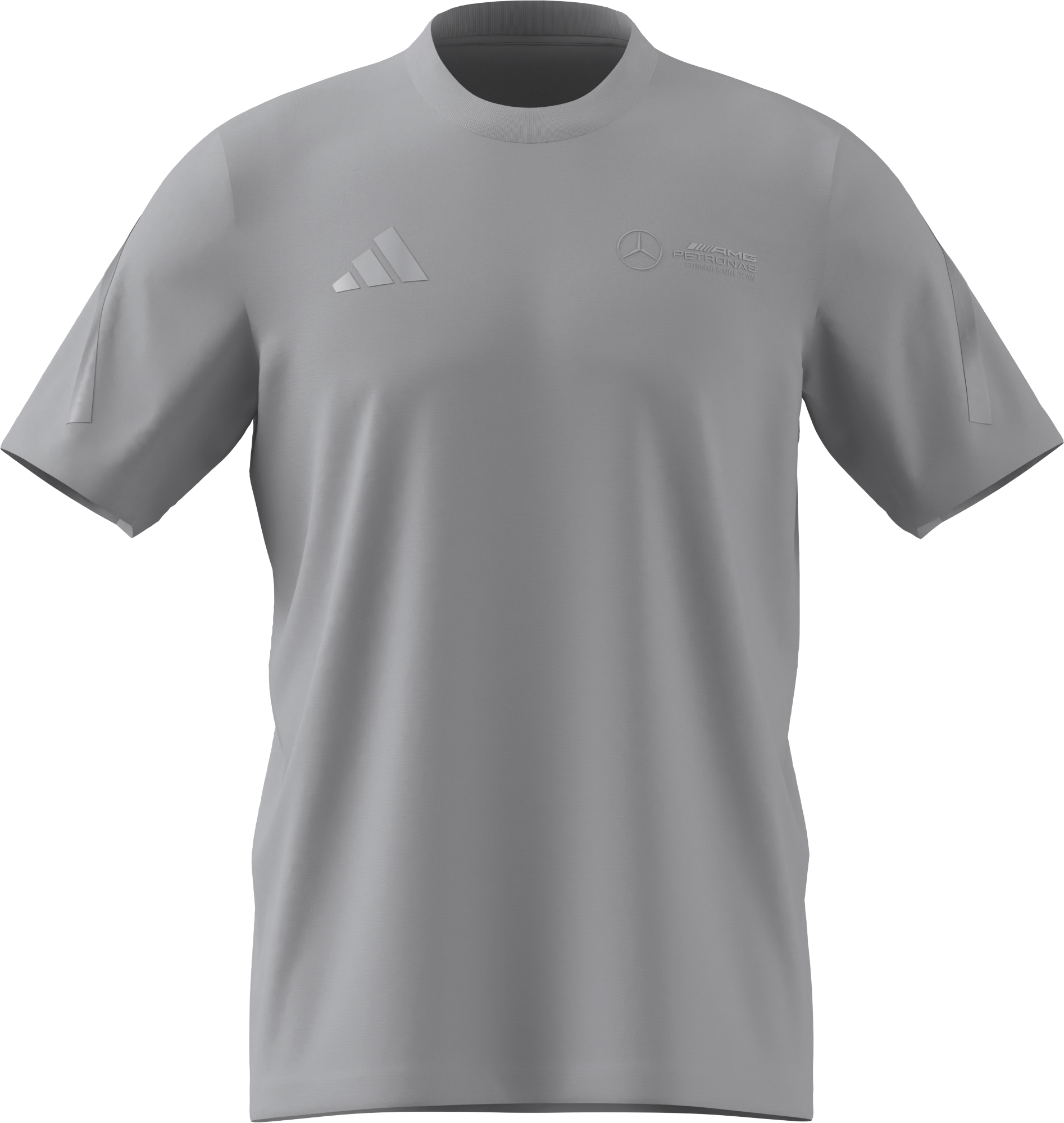 T-shirt męski, Mercedes-AMG F1, Special Edition Silverstone 2025 - szary, S