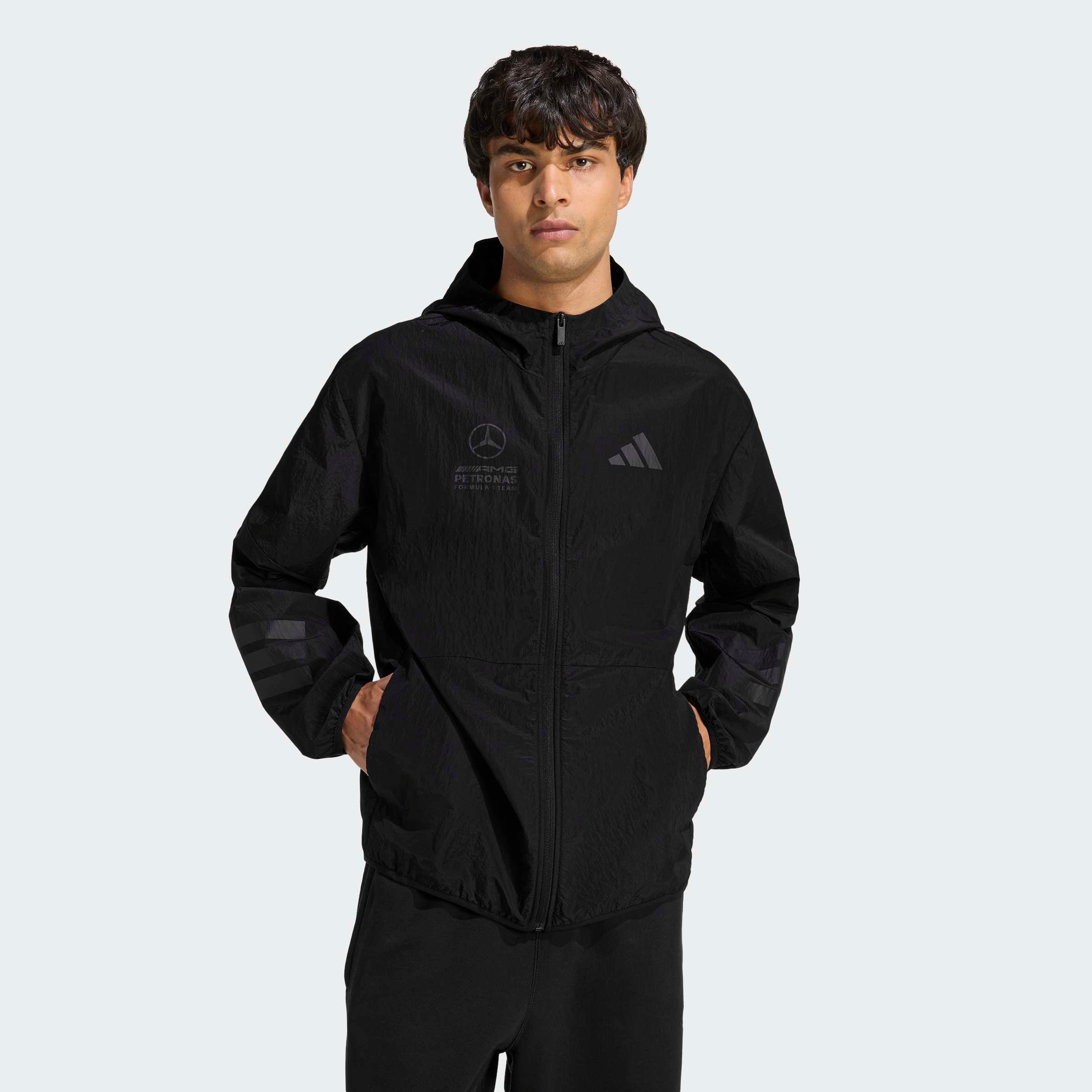 Męska kurtka, Mercedes-AMG F1 - czerń, S