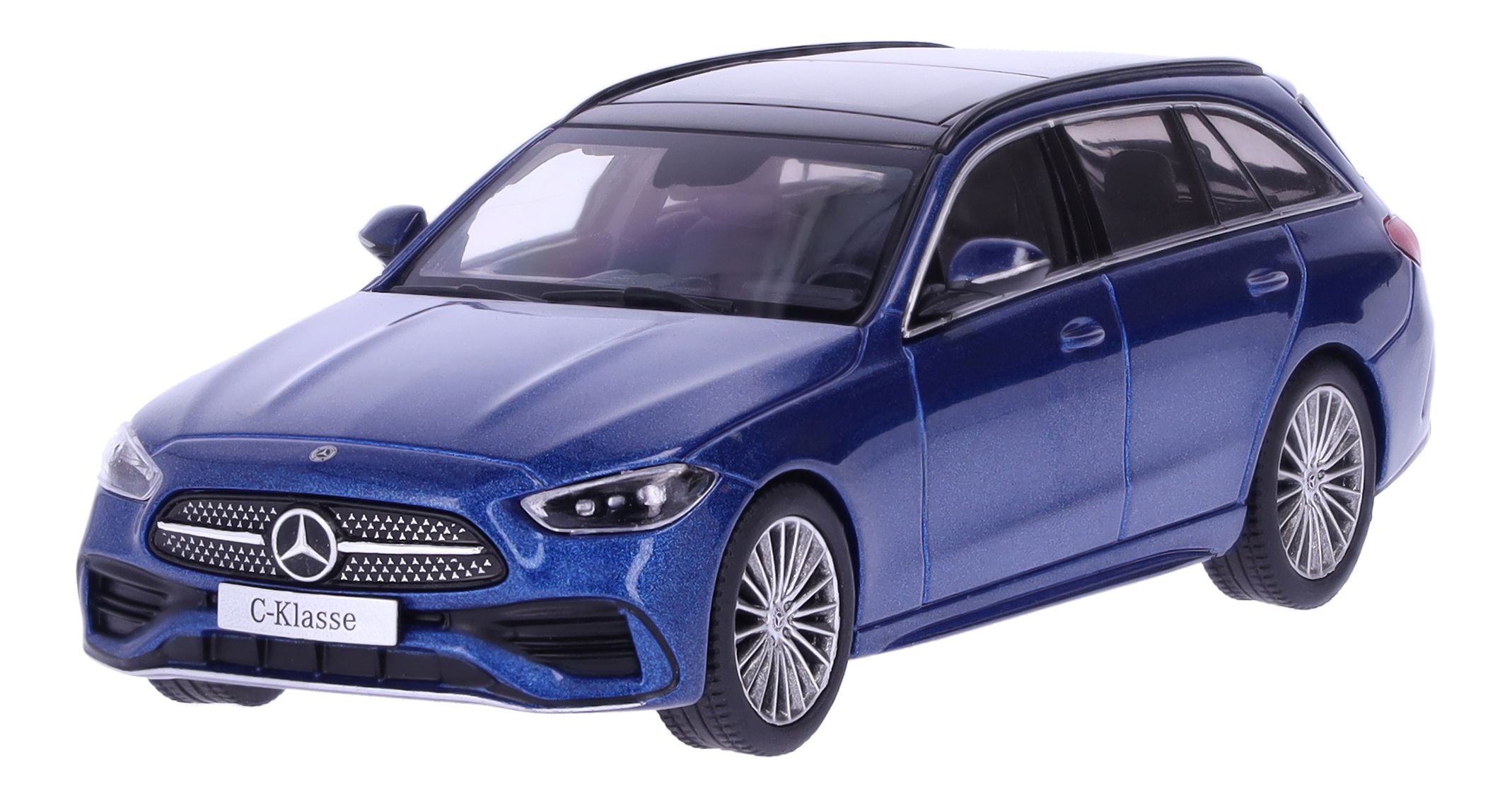 C-Klasse, T-Modell, AMG Line, S206 - blau, Herpa, 1:43