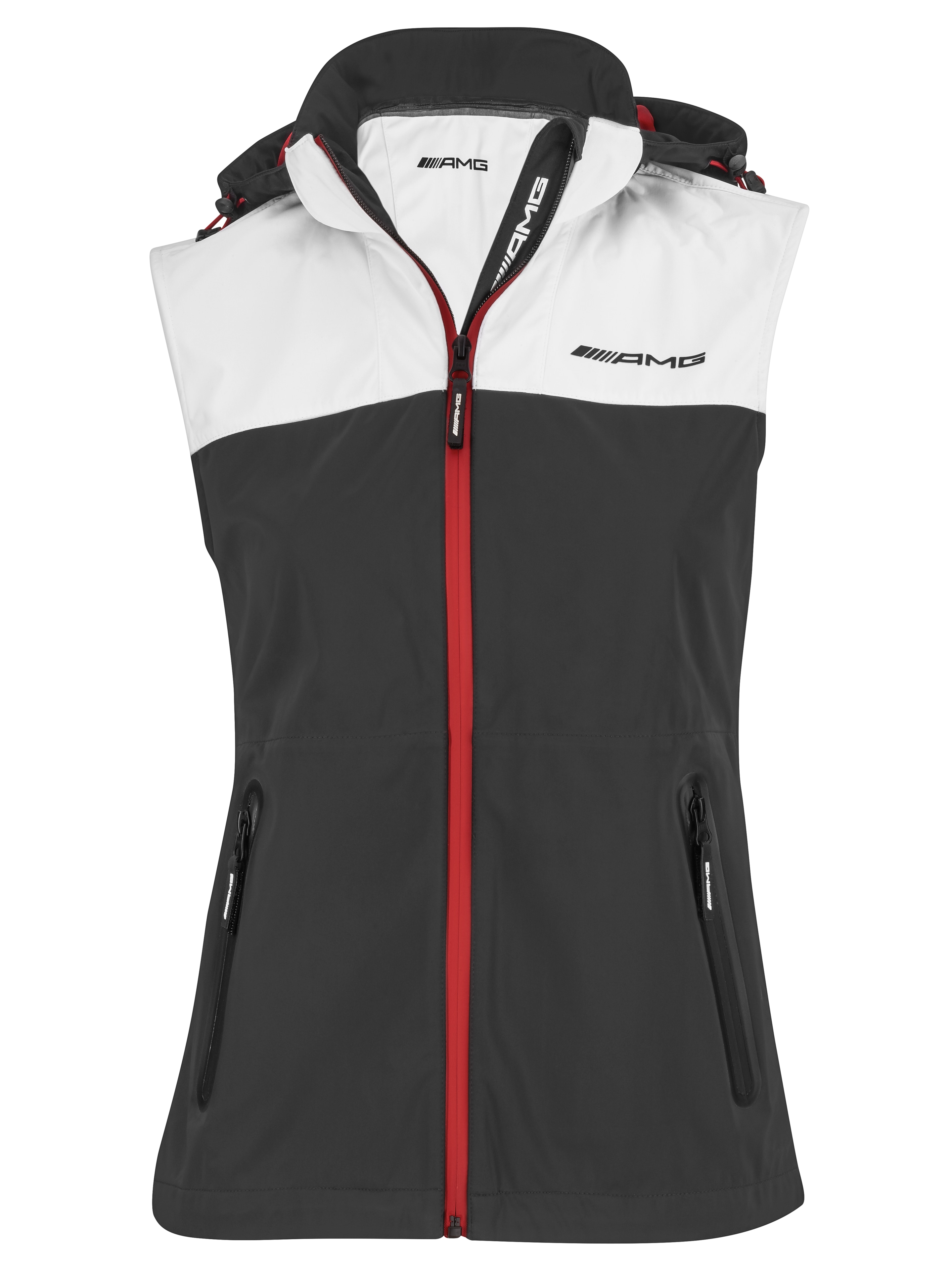 Damska kamizelka AMG typu softshell - czerń, XS