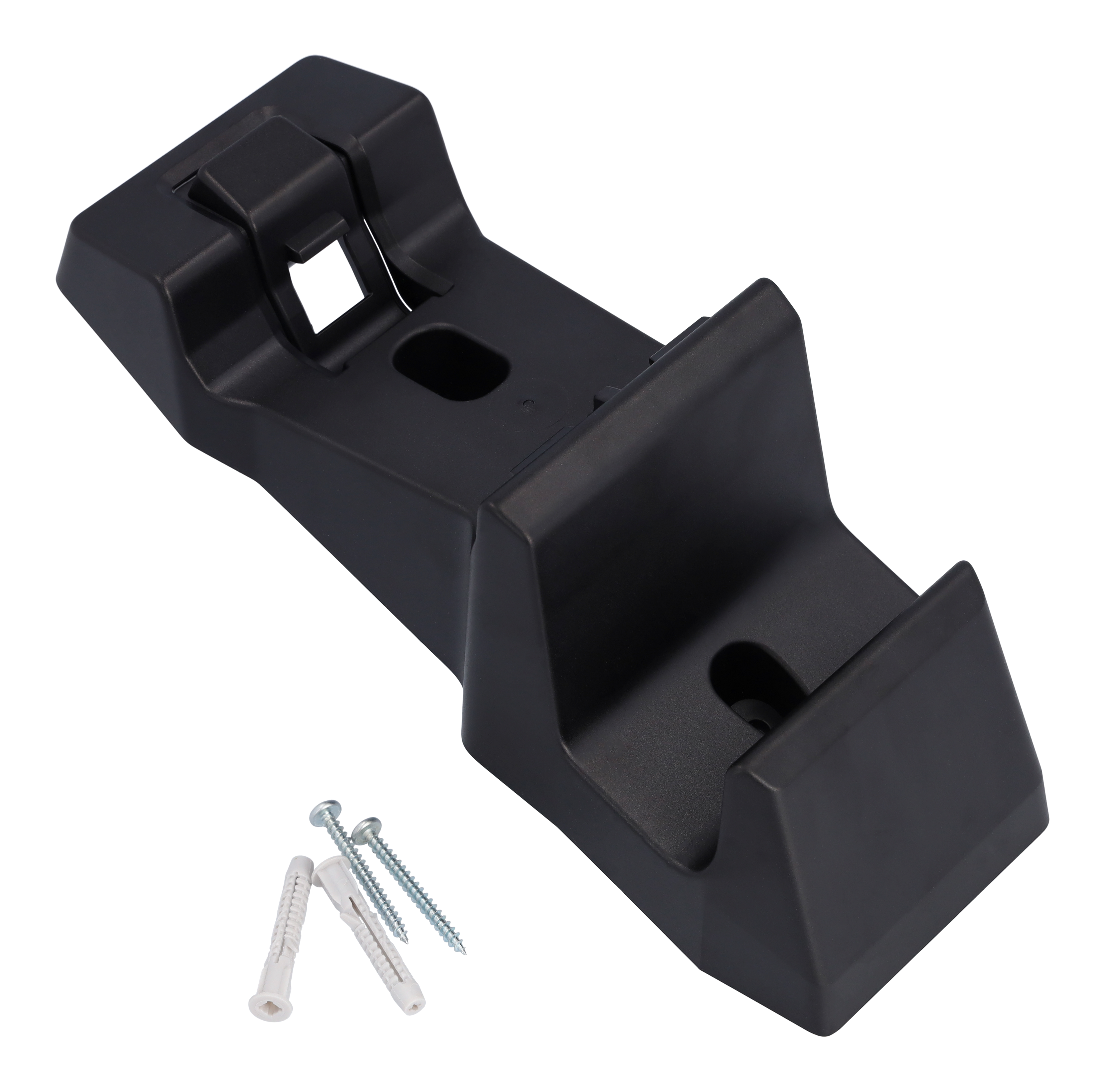 Elastyczny system ładowania Pro, Uchwyt ścienny - tworzywo sztuczne, czerń, kierownica z lewej/prawej strony