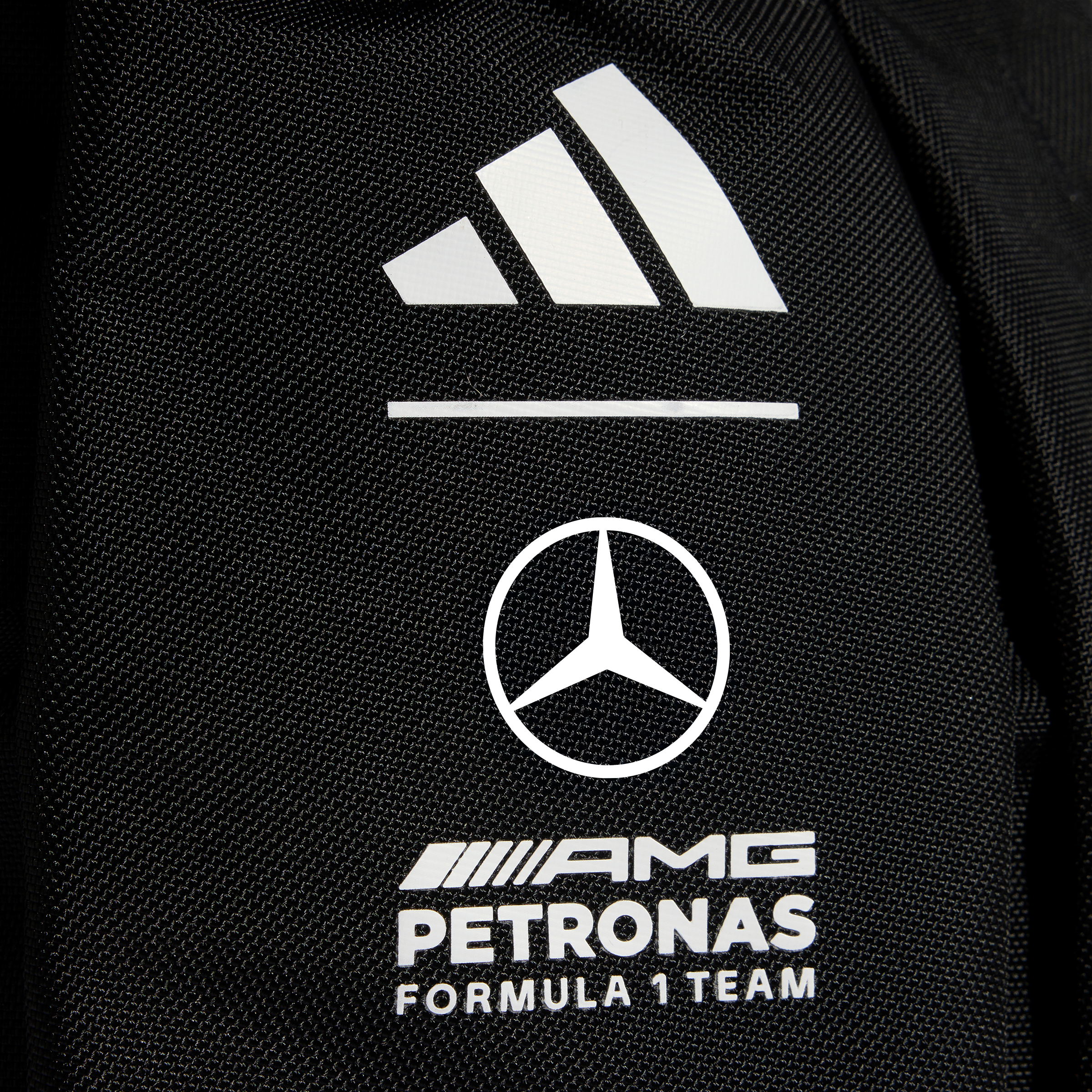 Plecak, Mercedes-AMG F1 - czerń, poliamid (z recyklingu), adidas