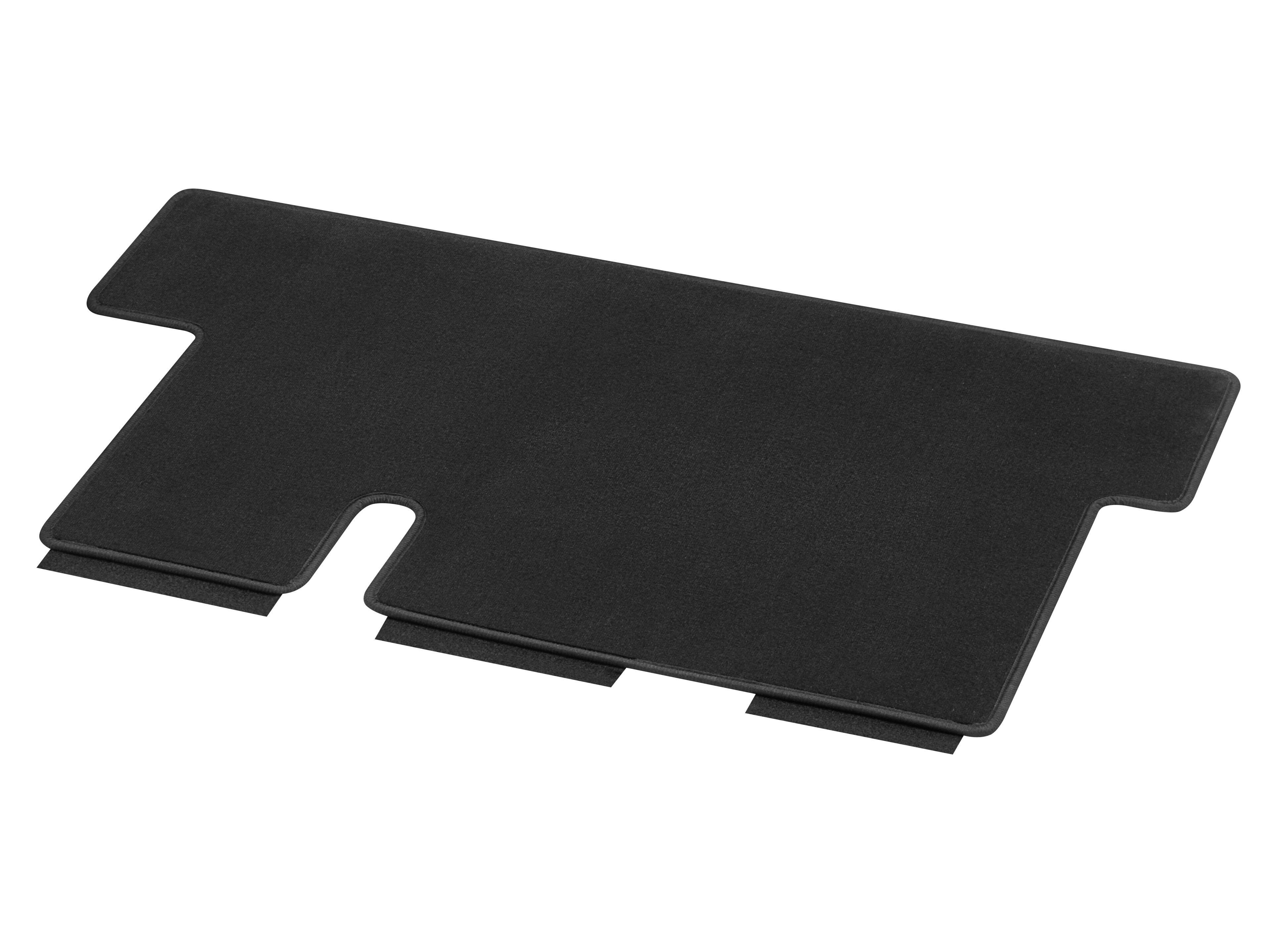 Maty welurowe, Bagażnik, z pojedynczą prowadnicą, 1-częściowa, IN2, U3R/UR3 - kierownica z lewej/prawej strony, czerń