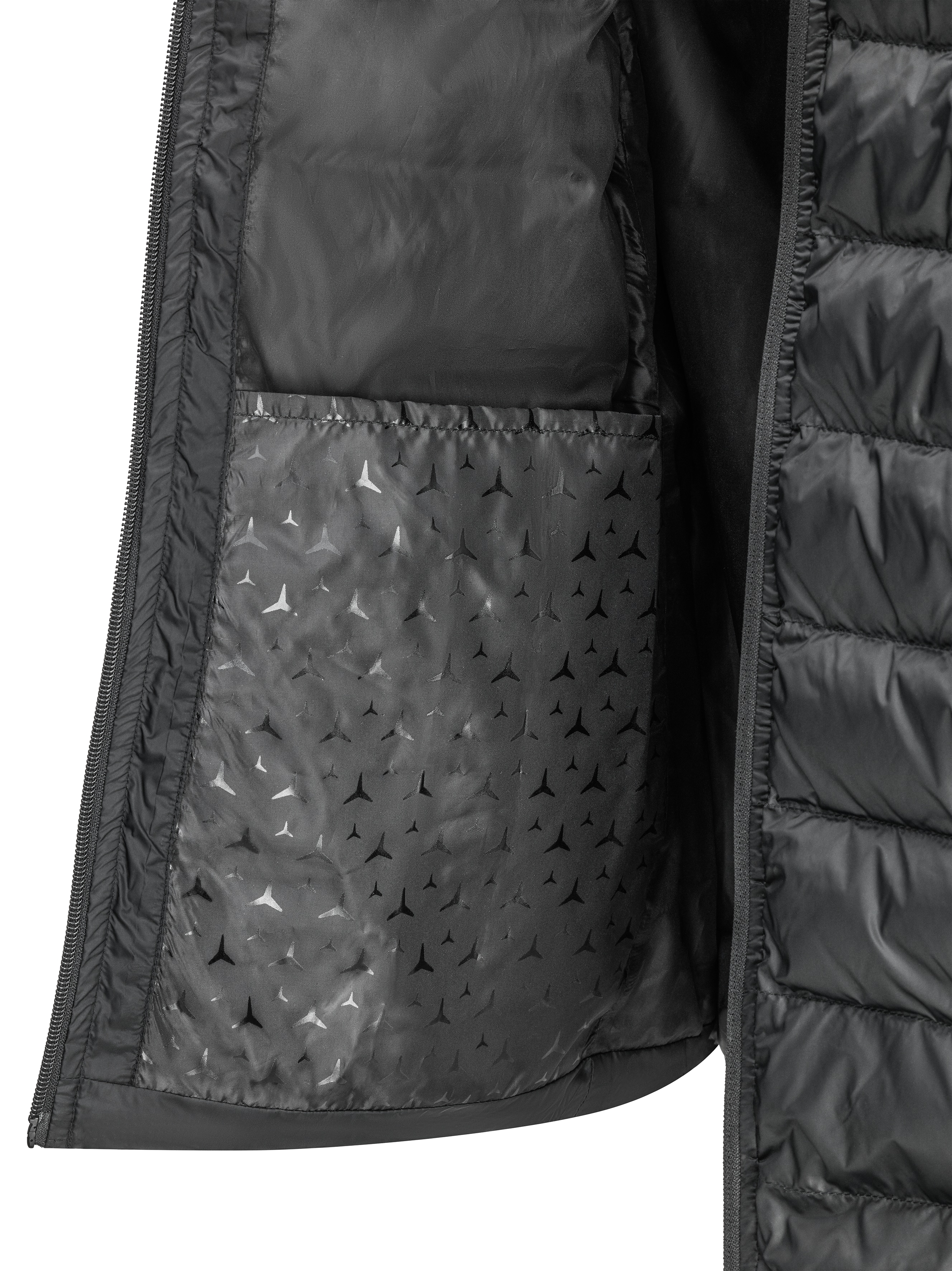 Kamizelka pikowana męska - czerń, L