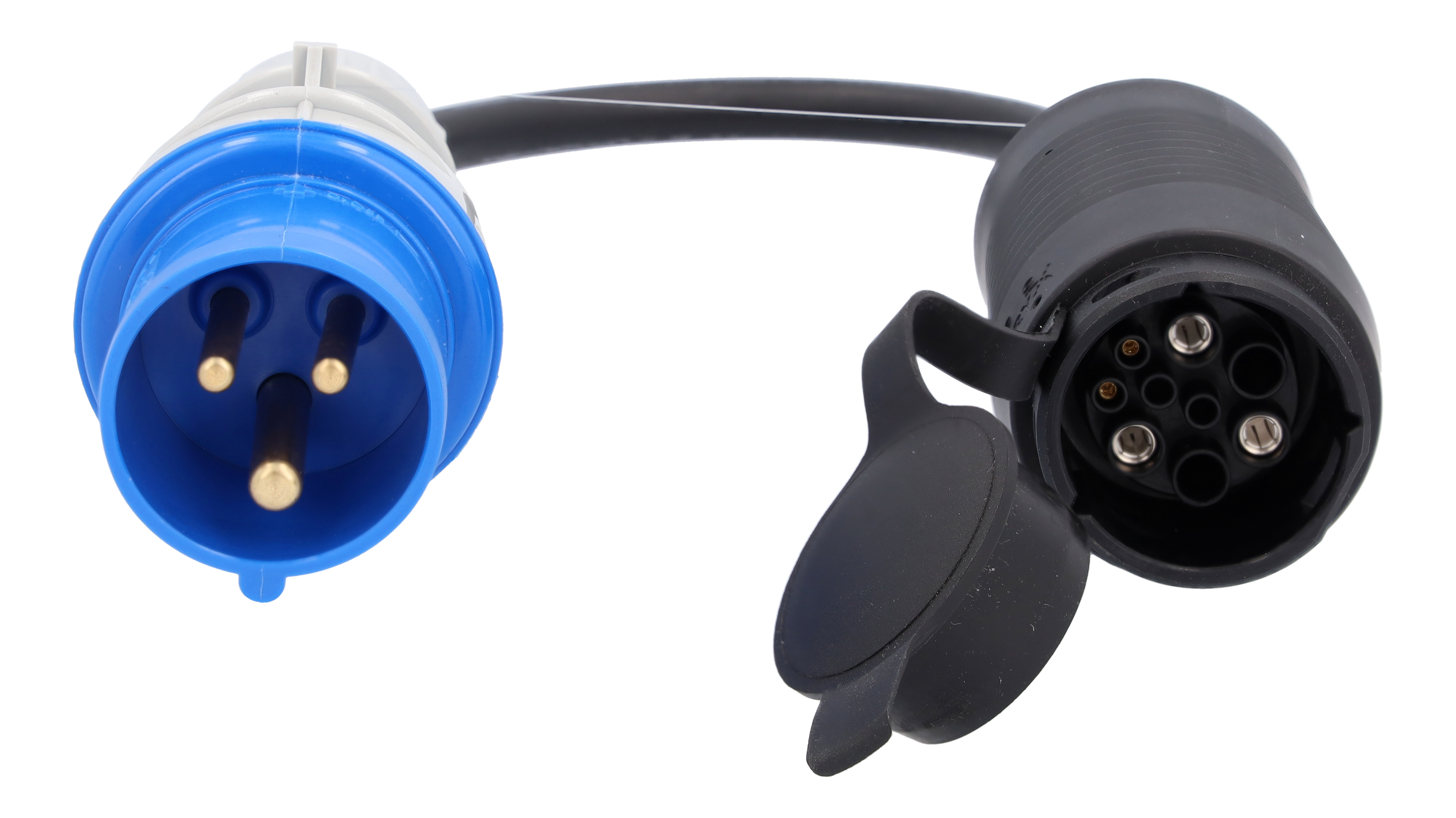 Flexibles Ladesystem Pro, Adapter, CEE 16/1-phasig - Kunststoff, schwarz, LL/RL