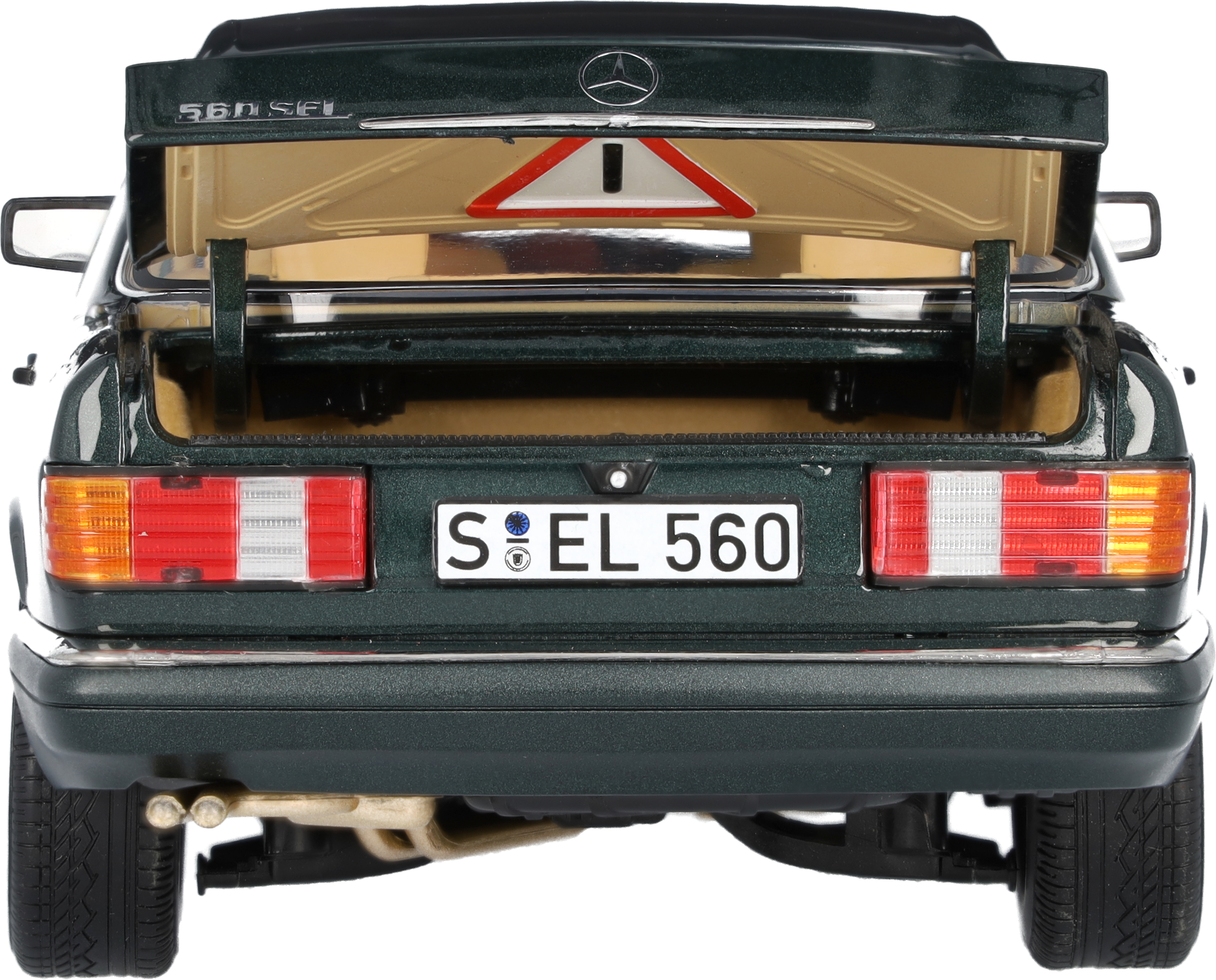 560 SEL V 126 (1985-1991) - malachitgrün, Norev, 1:18
