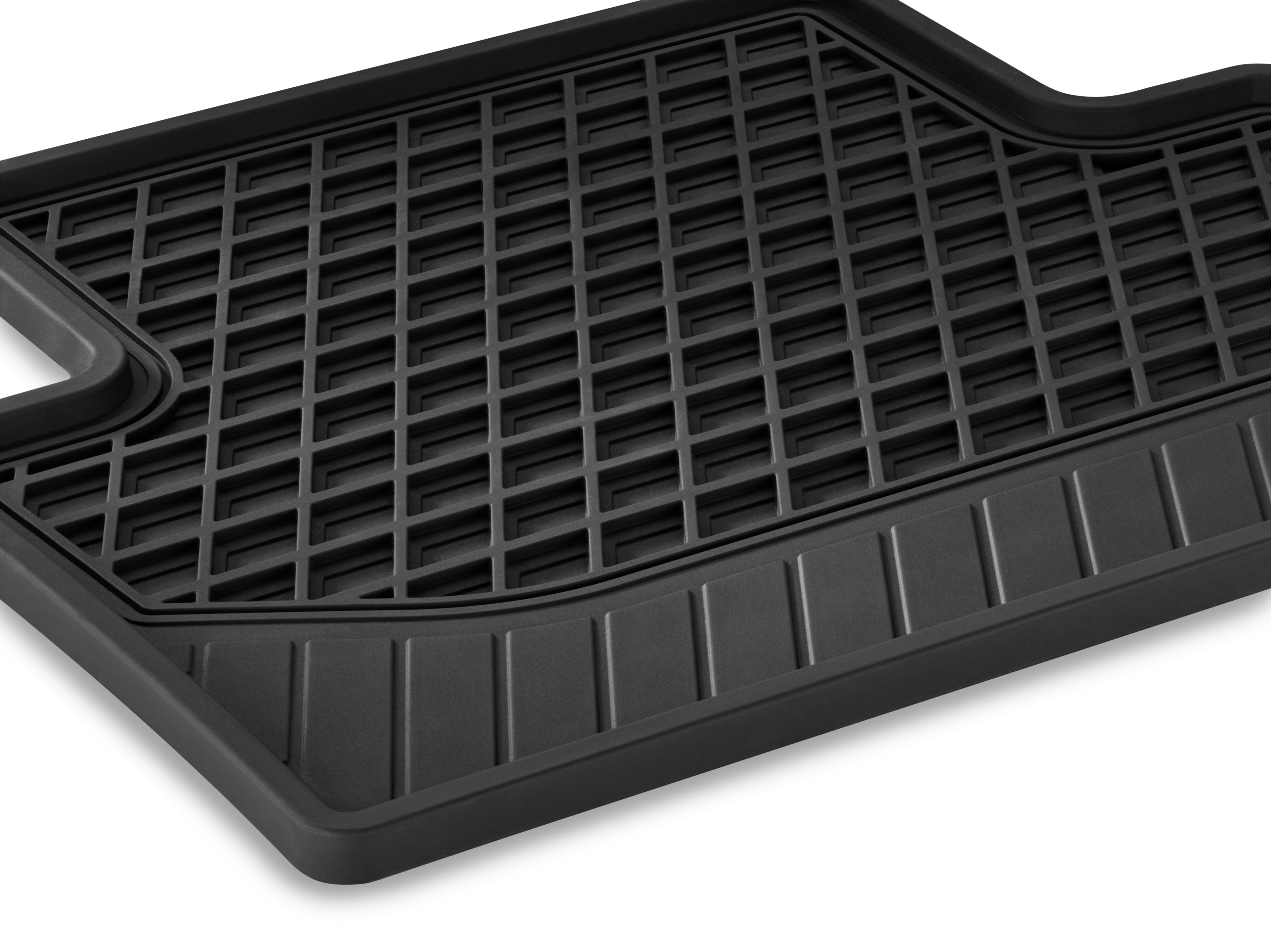 Maty na każdą pogodę CLASSIC, Tył, Zestaw 2-częściowy - kierownica z lewej/prawej strony, czerń