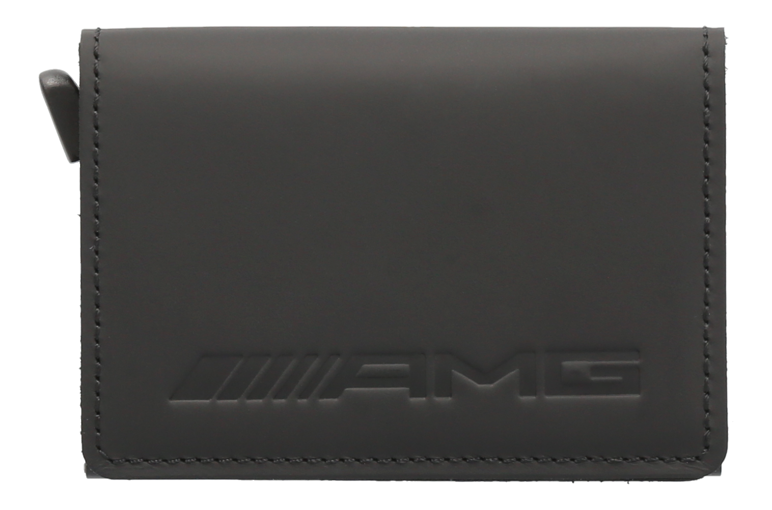 AMG Slimwallet - schwarz, Rindleder