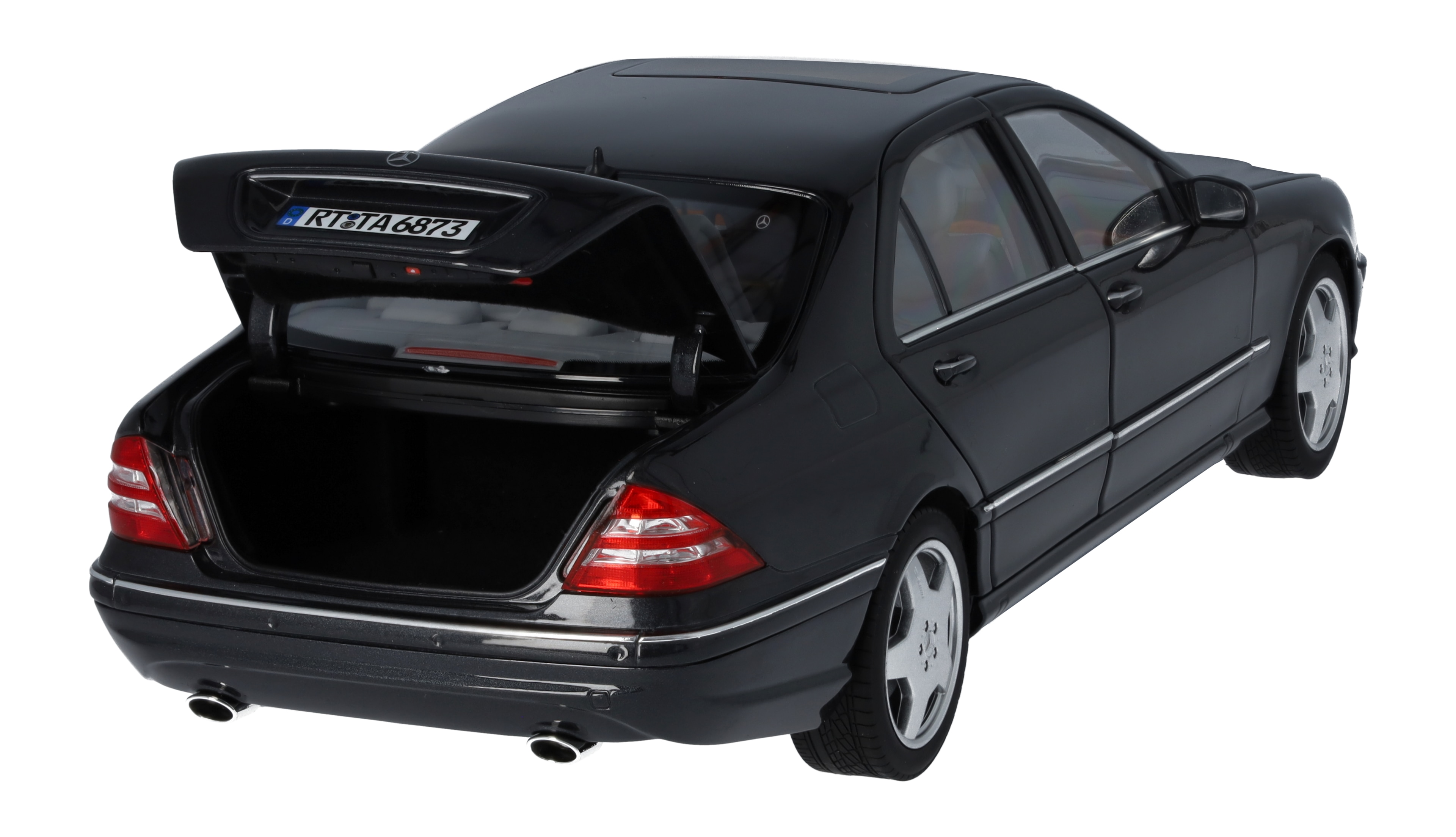 S 55 AMG V220 (1999-2002) - tektitgrau, Norev, 1:18