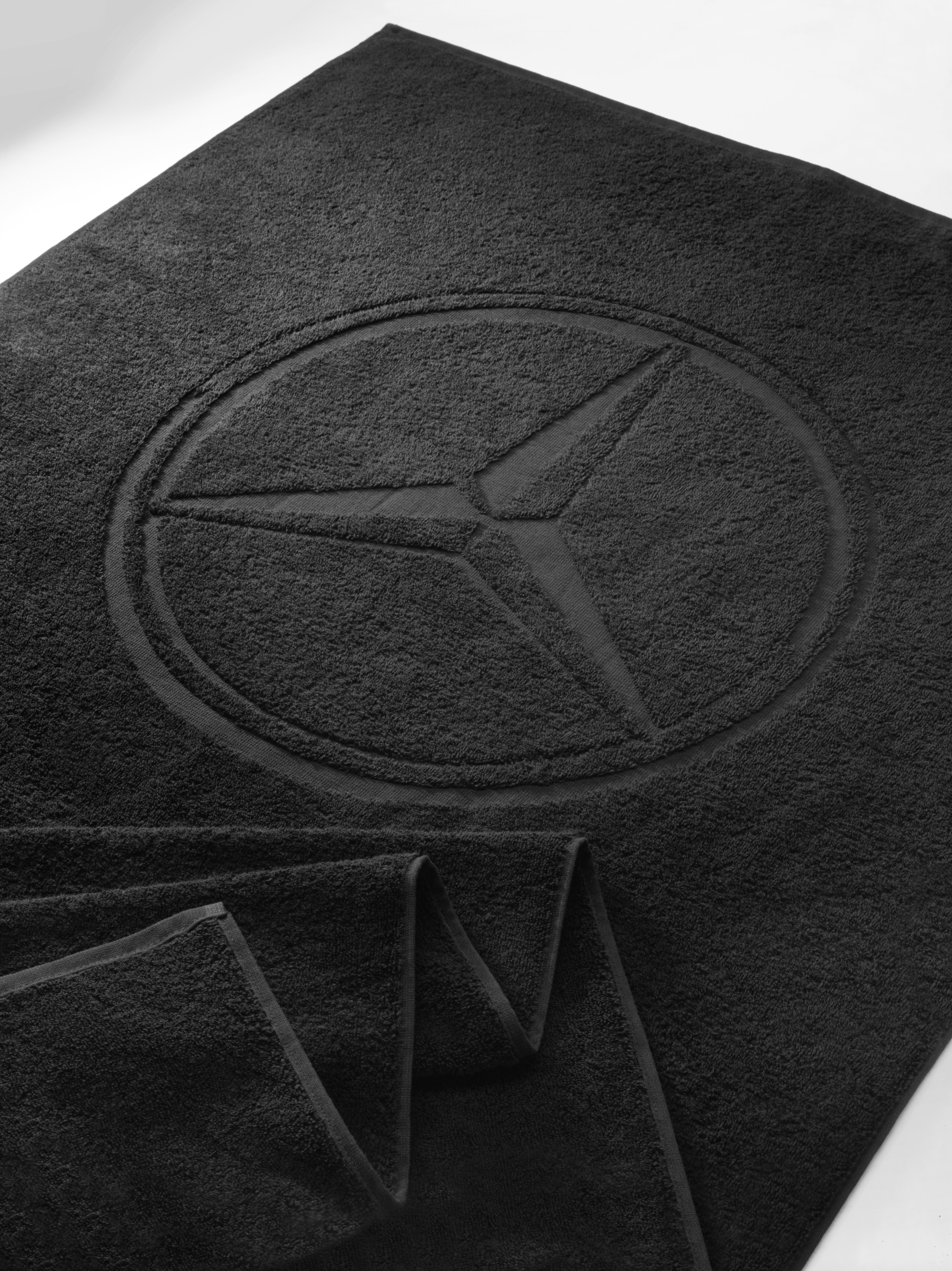 Ręcznik kąpielowy i plażowy - czerń, bawełna, MÖVE