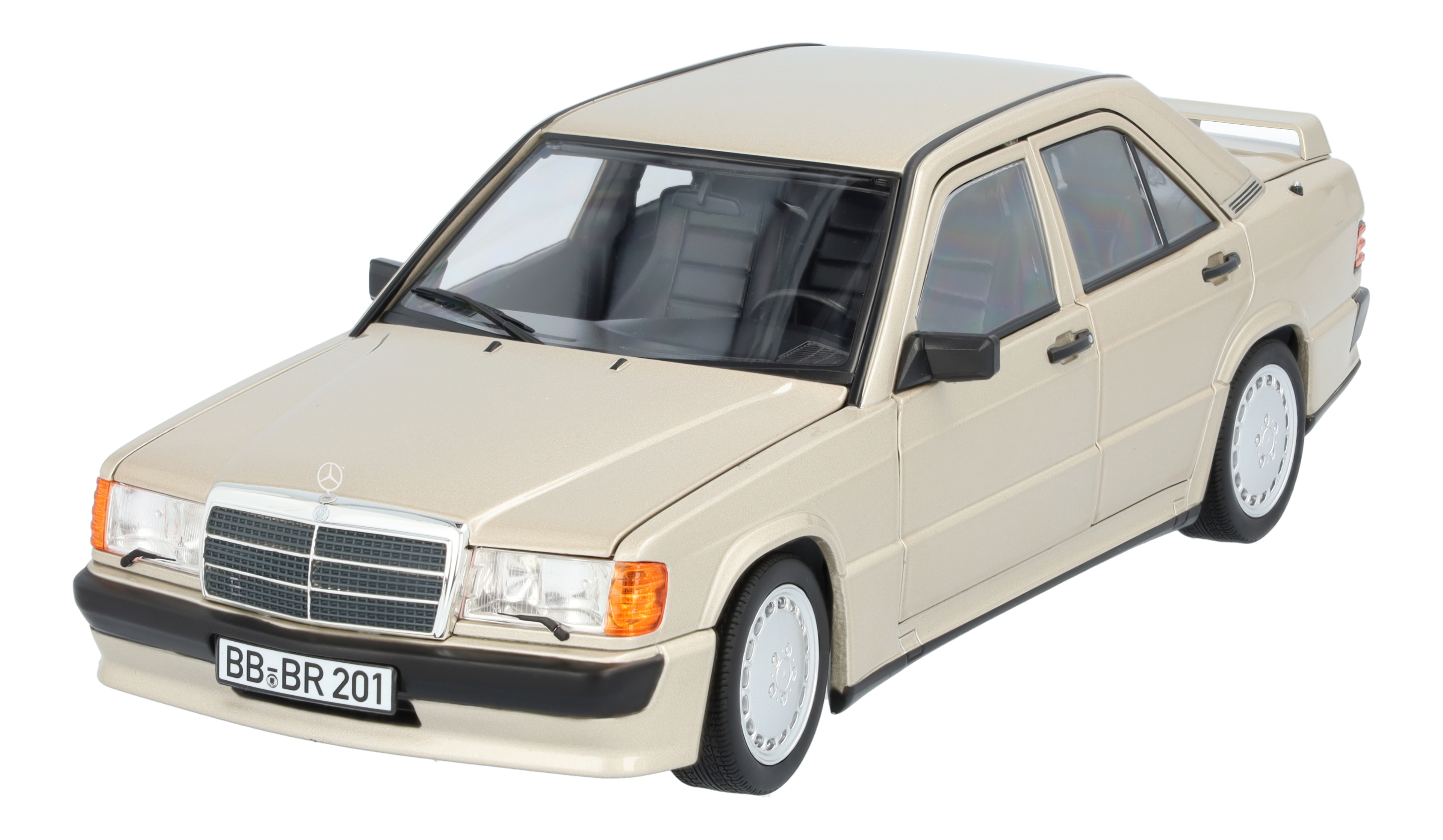 190 E 2.3-16 W 201 (1984-1988) - silberfarben, Norev, 1:18