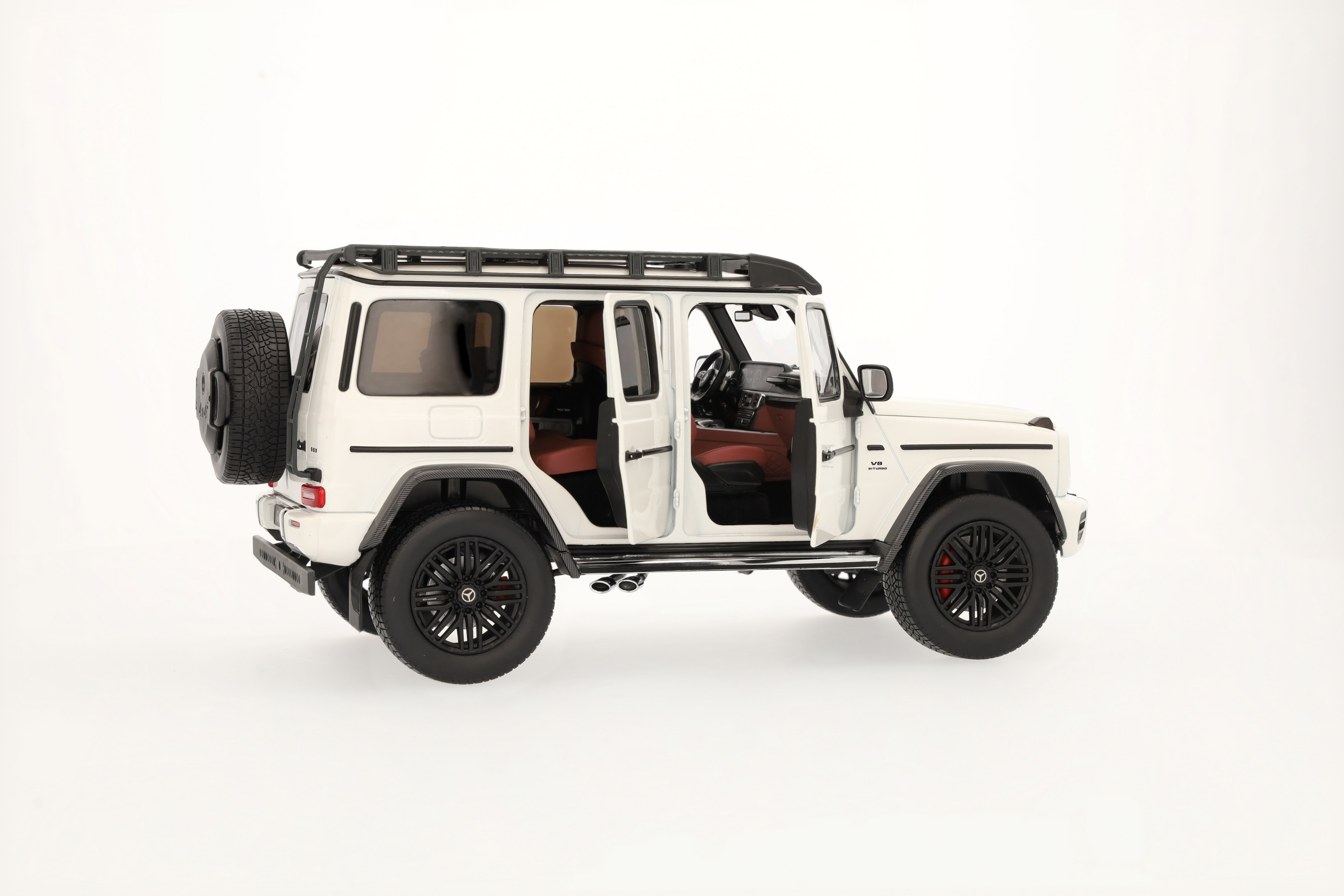 Mercedes-AMG G 63 4x4², W463 - G manufaktur opalithweiß bright, iScale, 1:18