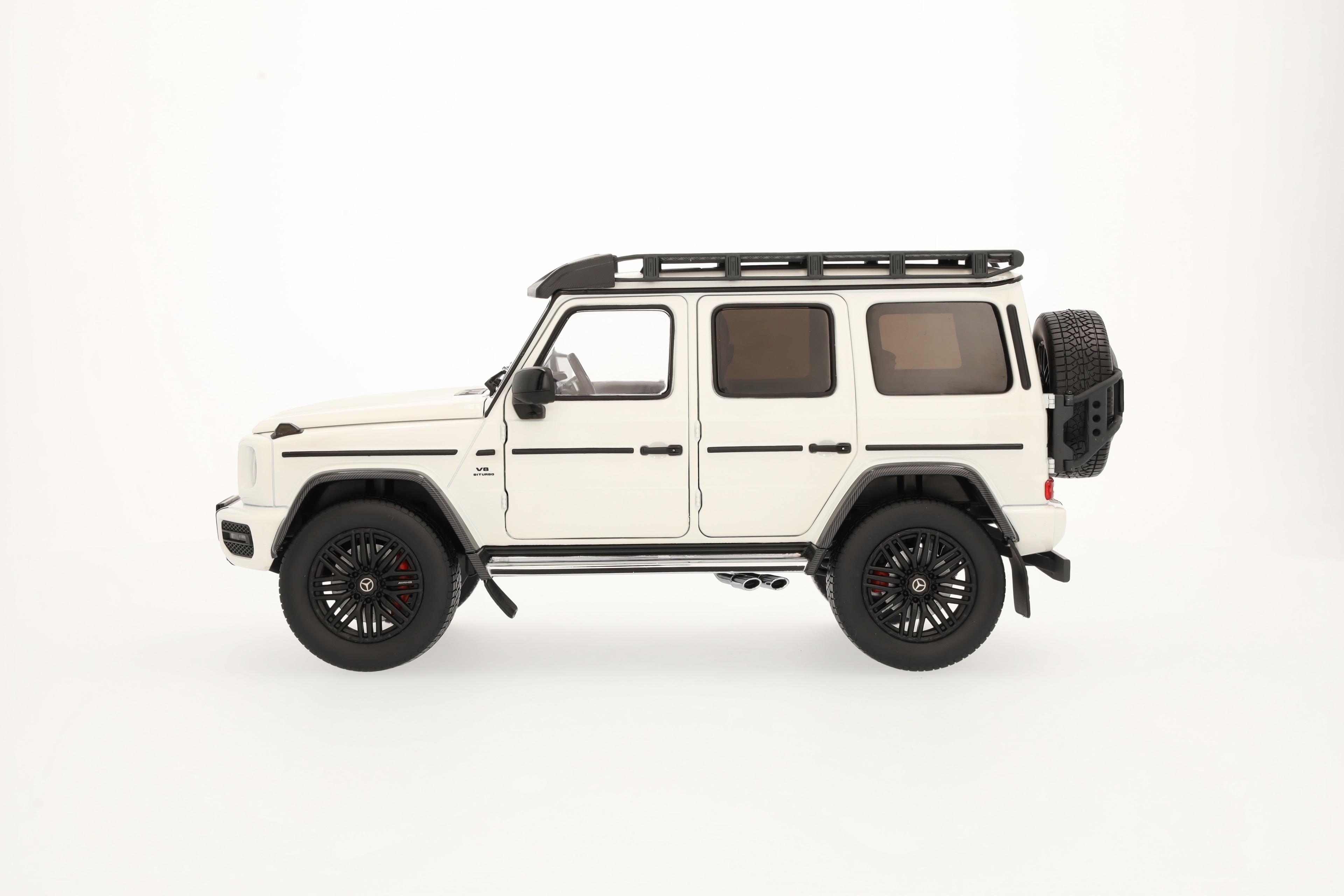 Mercedes-AMG G 63 4x4², W463 - G manufaktur opalithweiß bright, iScale, 1:18