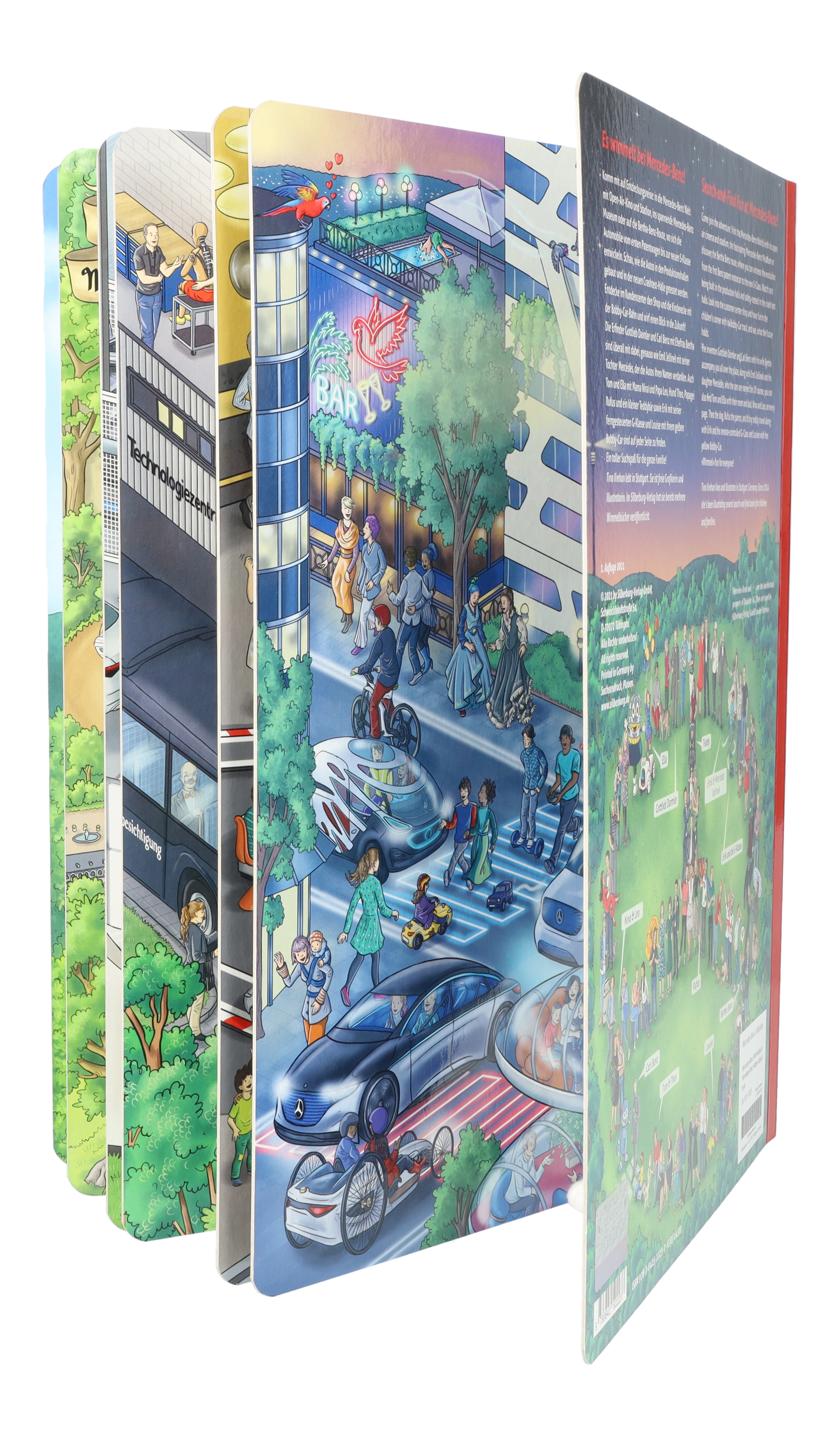 Wimmelbook Mercedes-Benz - Silberburg-Verlag