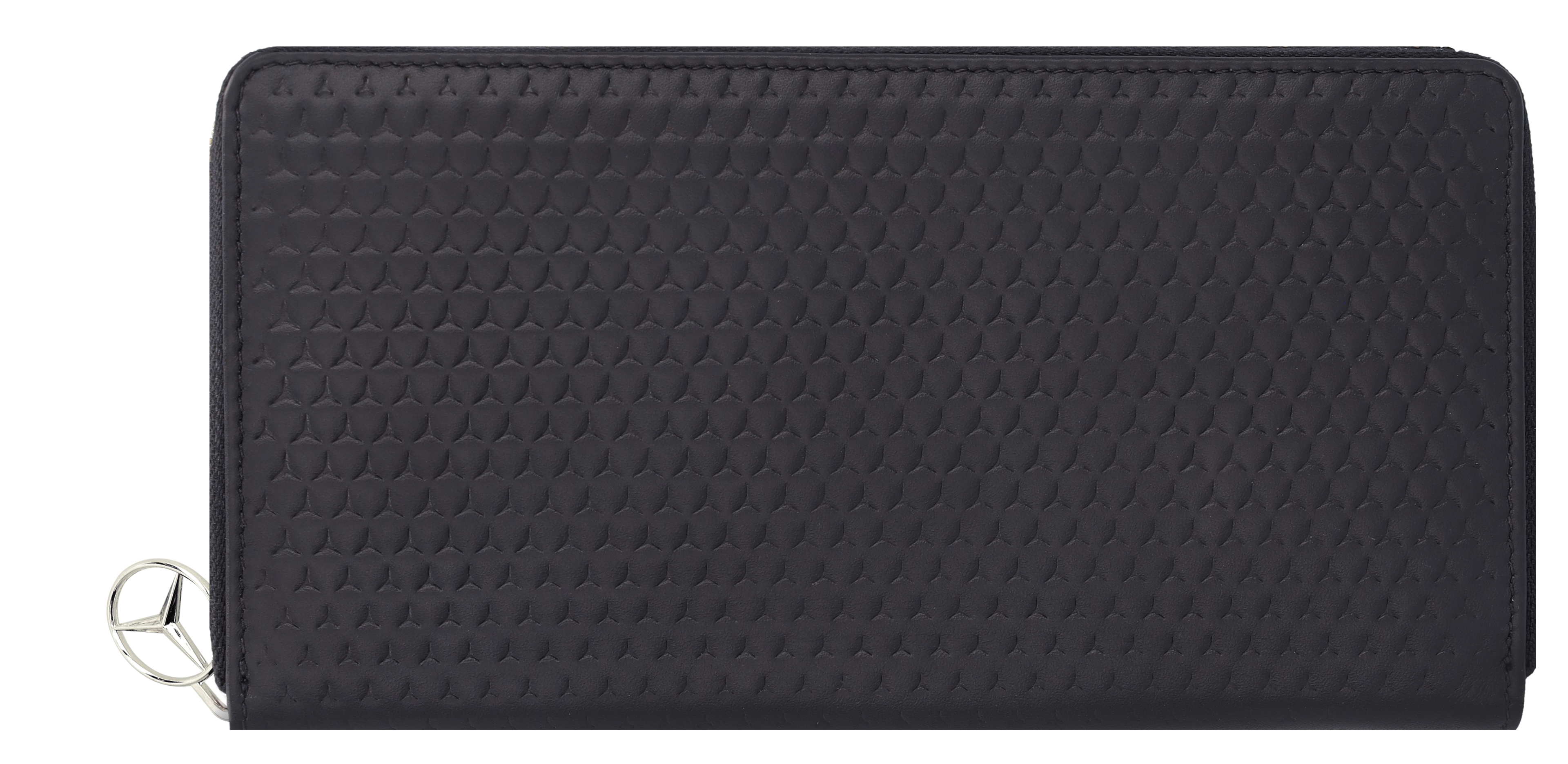 Geldbörse Damen - schwarz, Rindleder