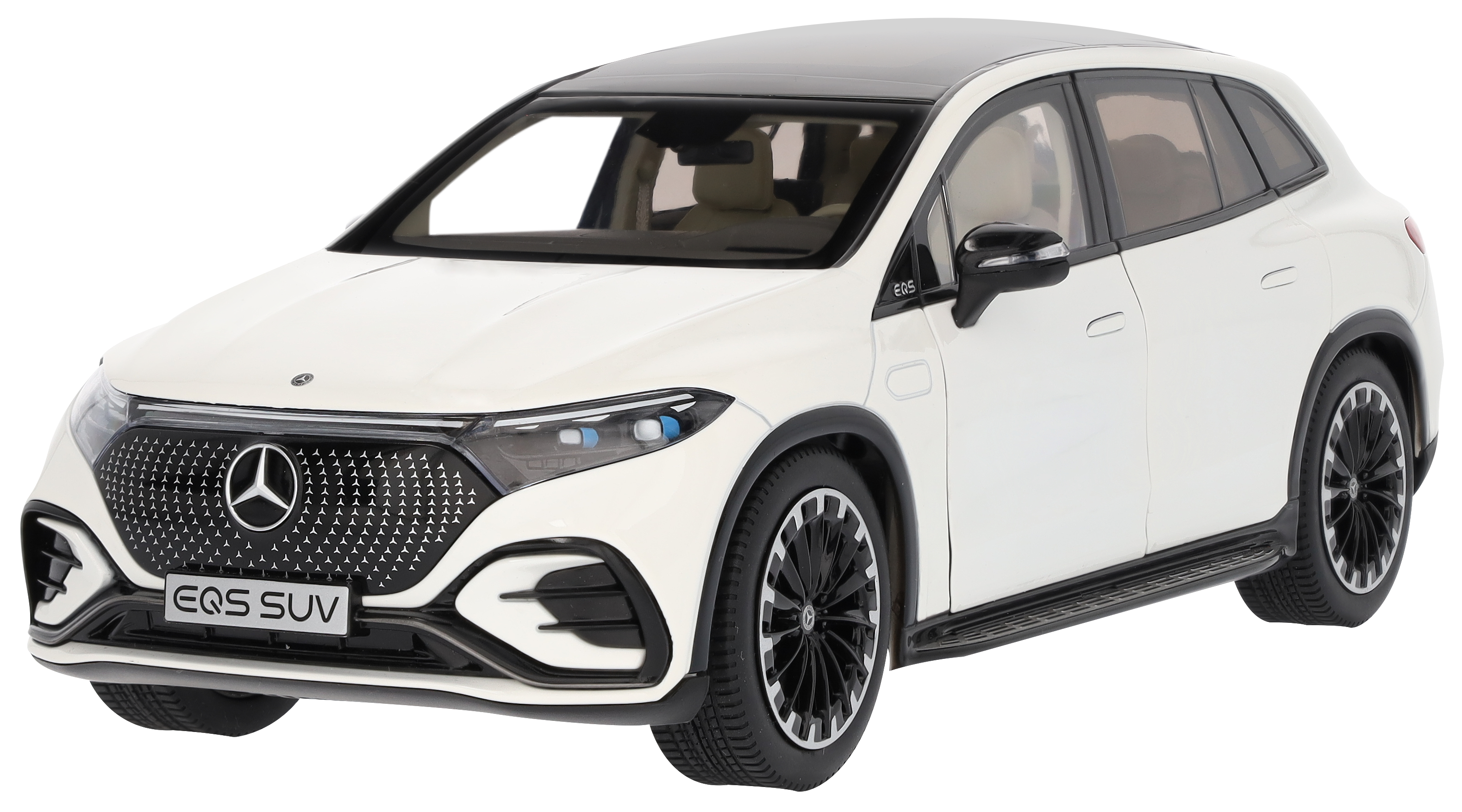 EQS SUV, AMG Line, X296 - G manufaktur diamantweiß bright, NZG, 1:18