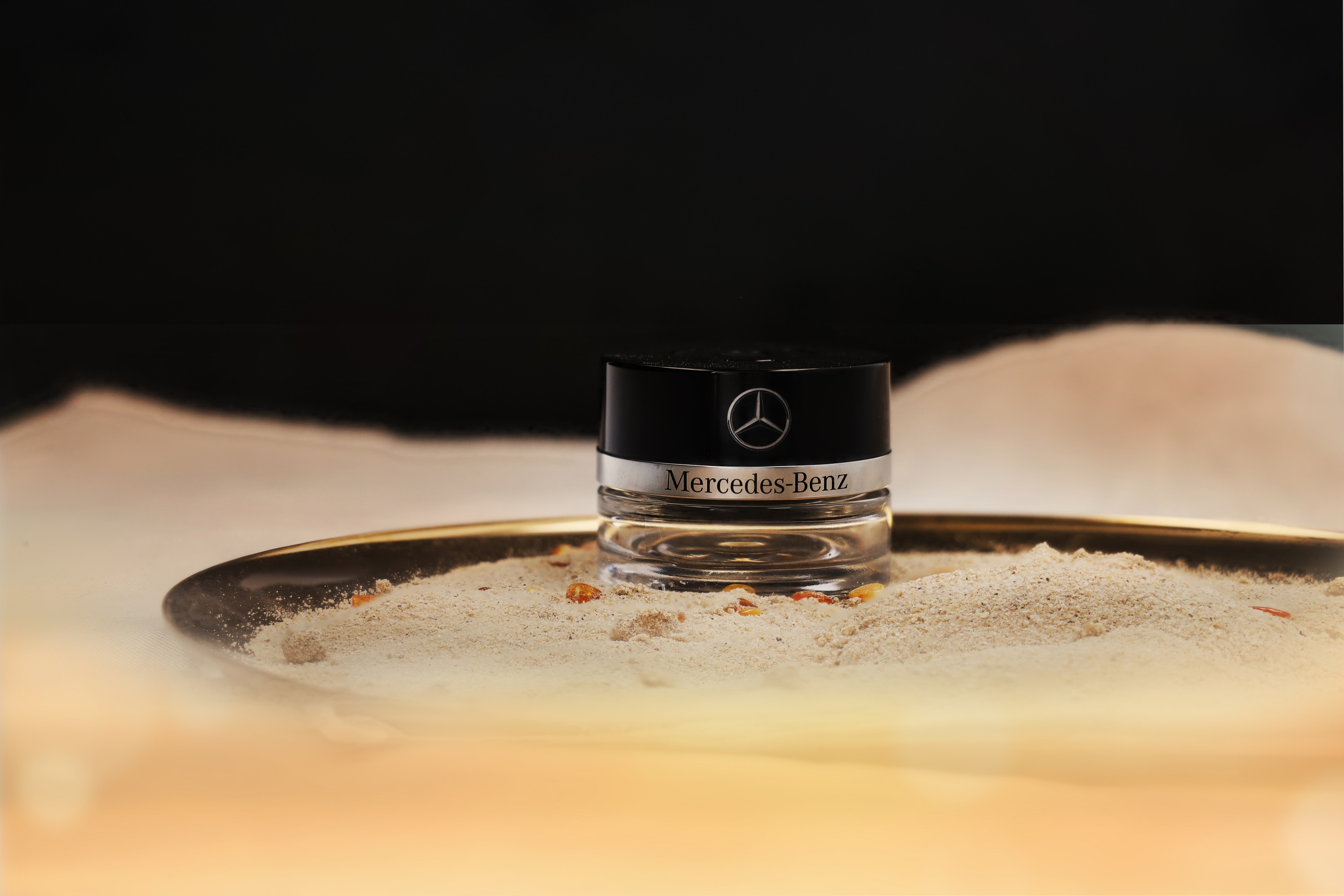 Flakon, 1001 MOOD - przezroczyste / czerń, szkło, 15 ml