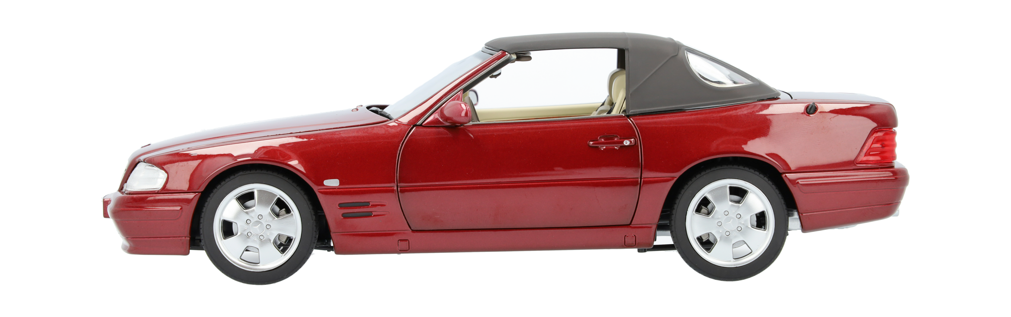 SL 500 R129 (1998-2001) - czerwień bursztynowa, Norev, 1:18