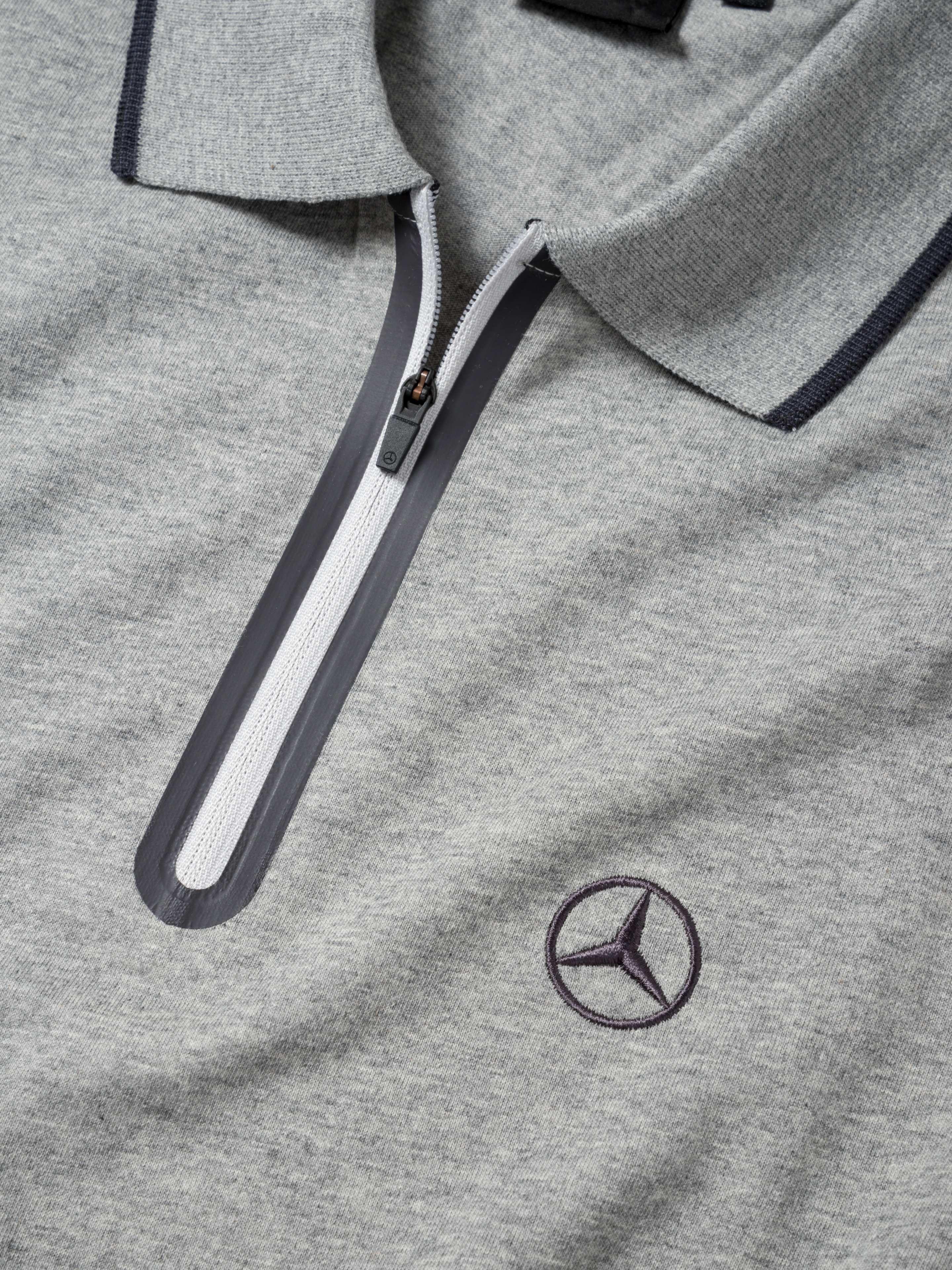 Poloshirt Herren - grau, L