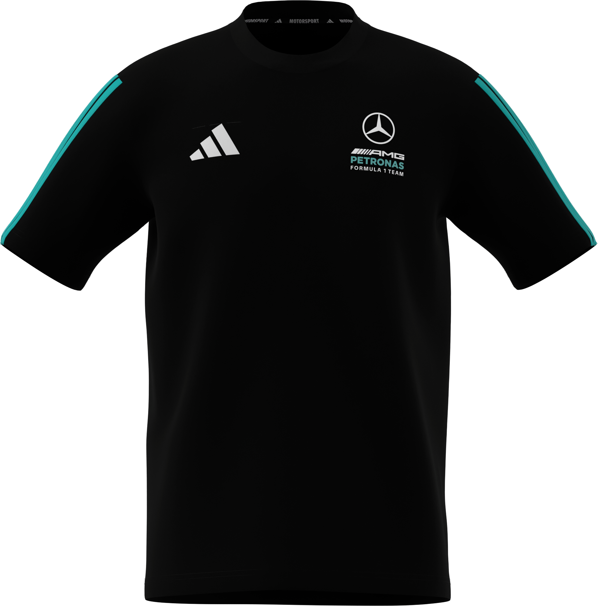 T-shirt męski, Mercedes-AMG F1 - czerń, XL