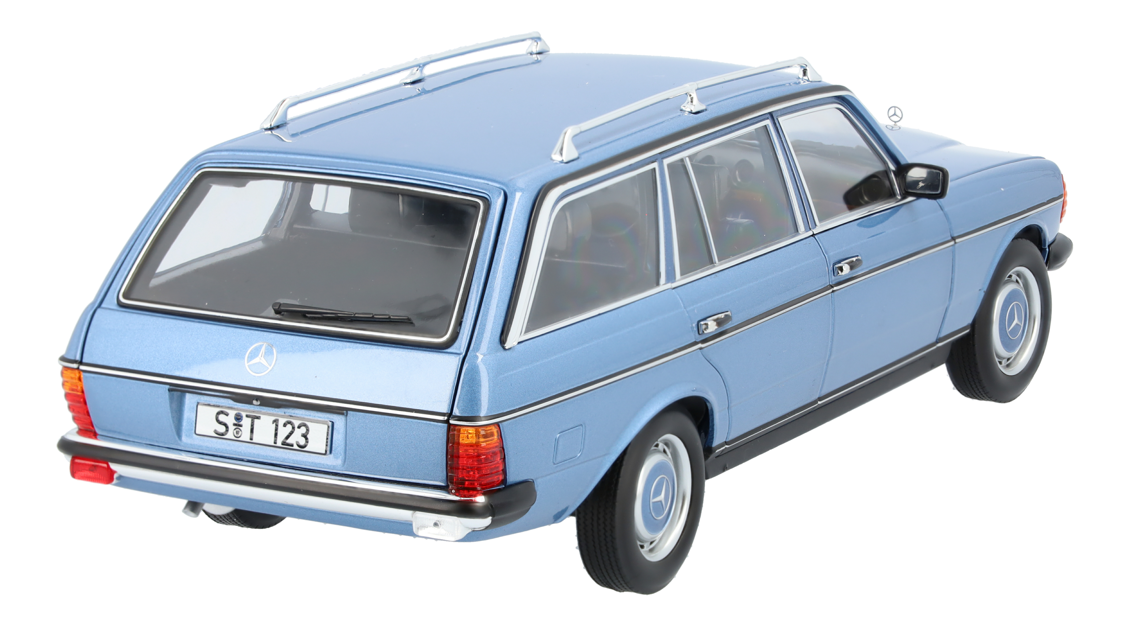 200 T-Modell S 123 (1980-1985) - blau, Norev, 1:18