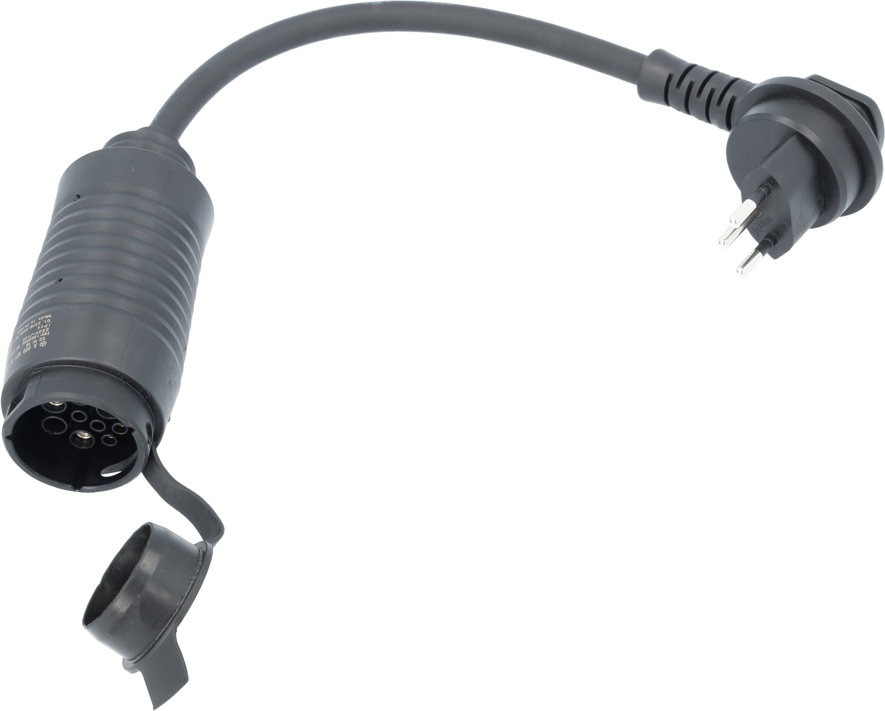 Elastyczny system ładowania Pro, Adapter, T13 (CH) - tworzywo sztuczne, czerń, kierownica z lewej/prawej strony