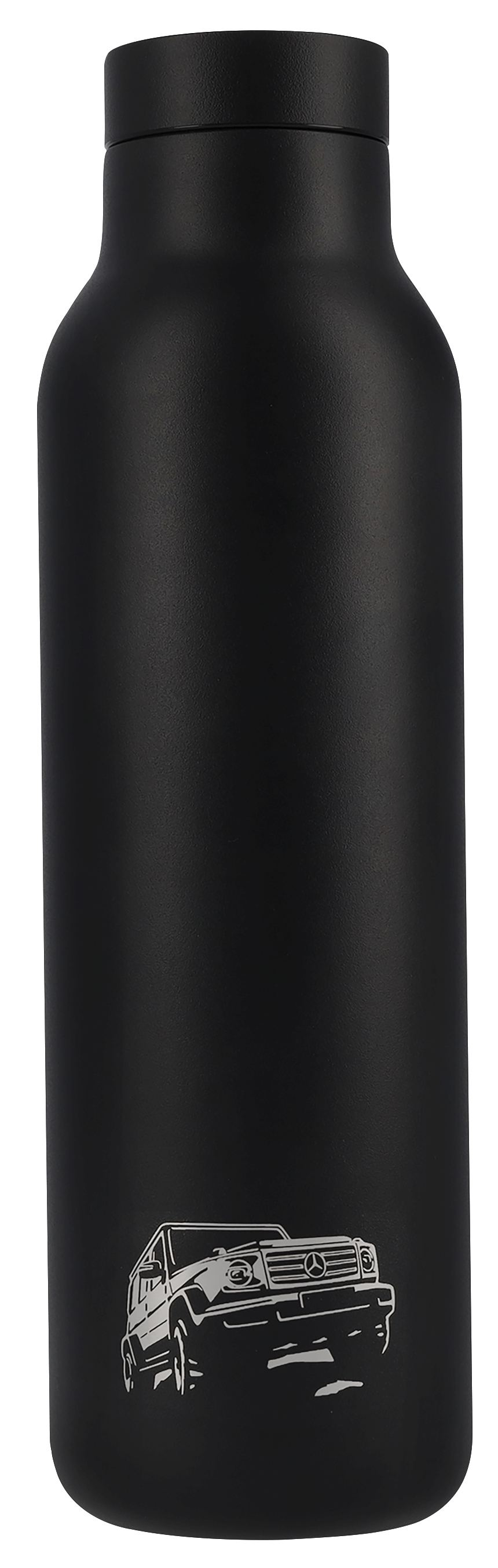 Butelka na napoje, G-Class - czerń, stal nierdzewna / polipropylen, eva solo, 700 ml