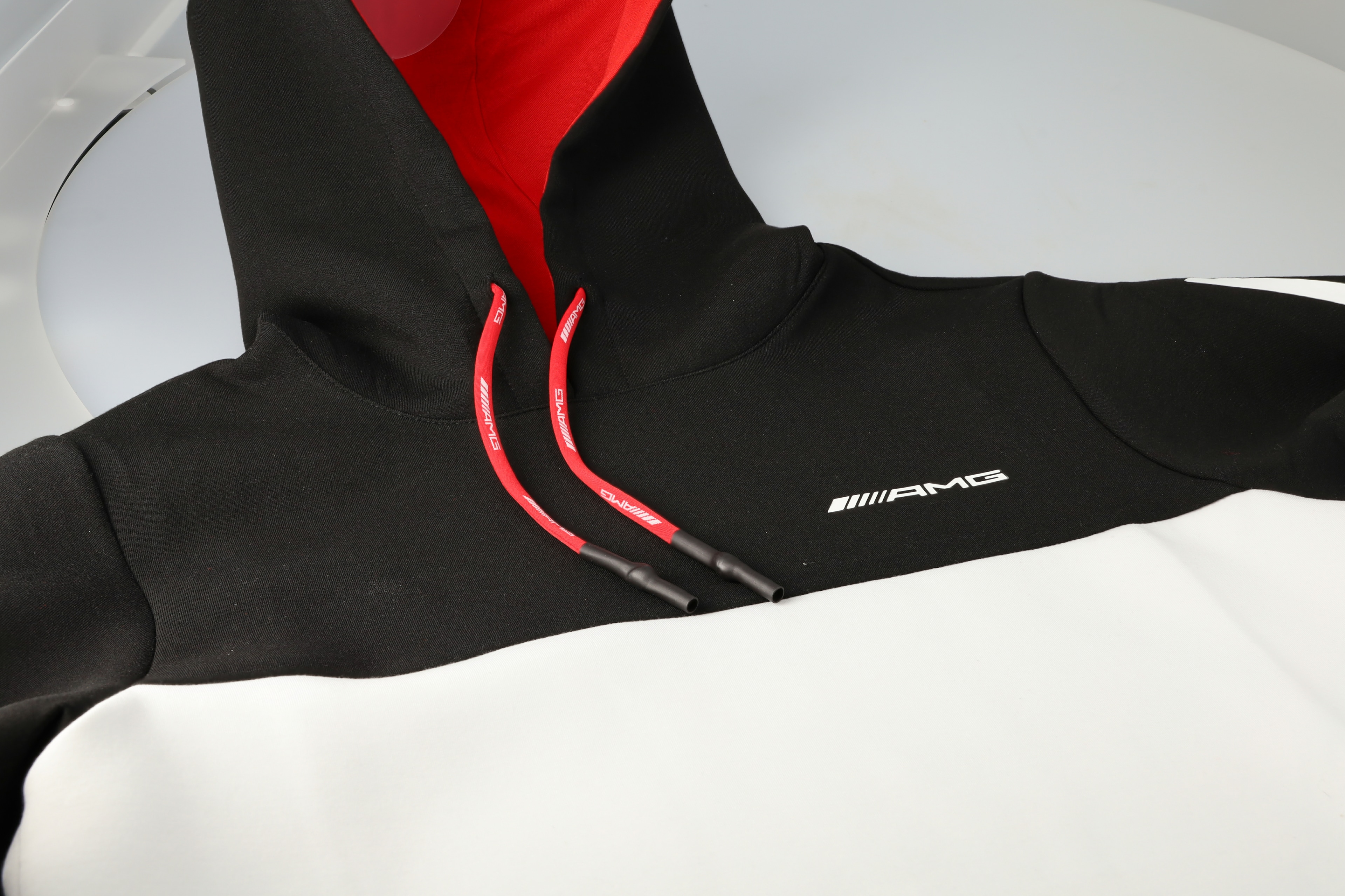 AMG Sweathoodie - schwarz / weiß, M