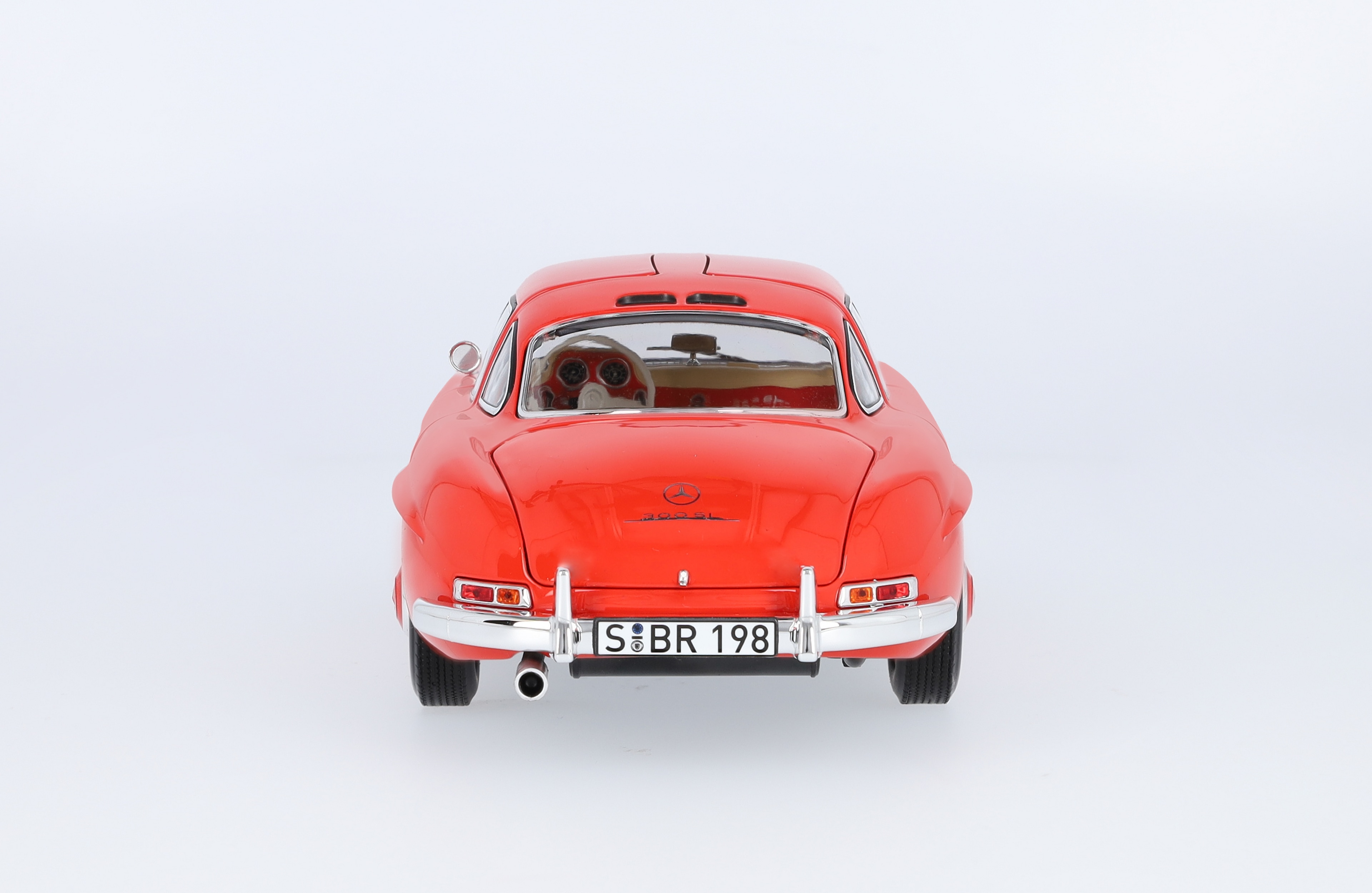 300 SL Coupé (1954-1957) W 198 - feuerwehrrot, Norev, 1:18