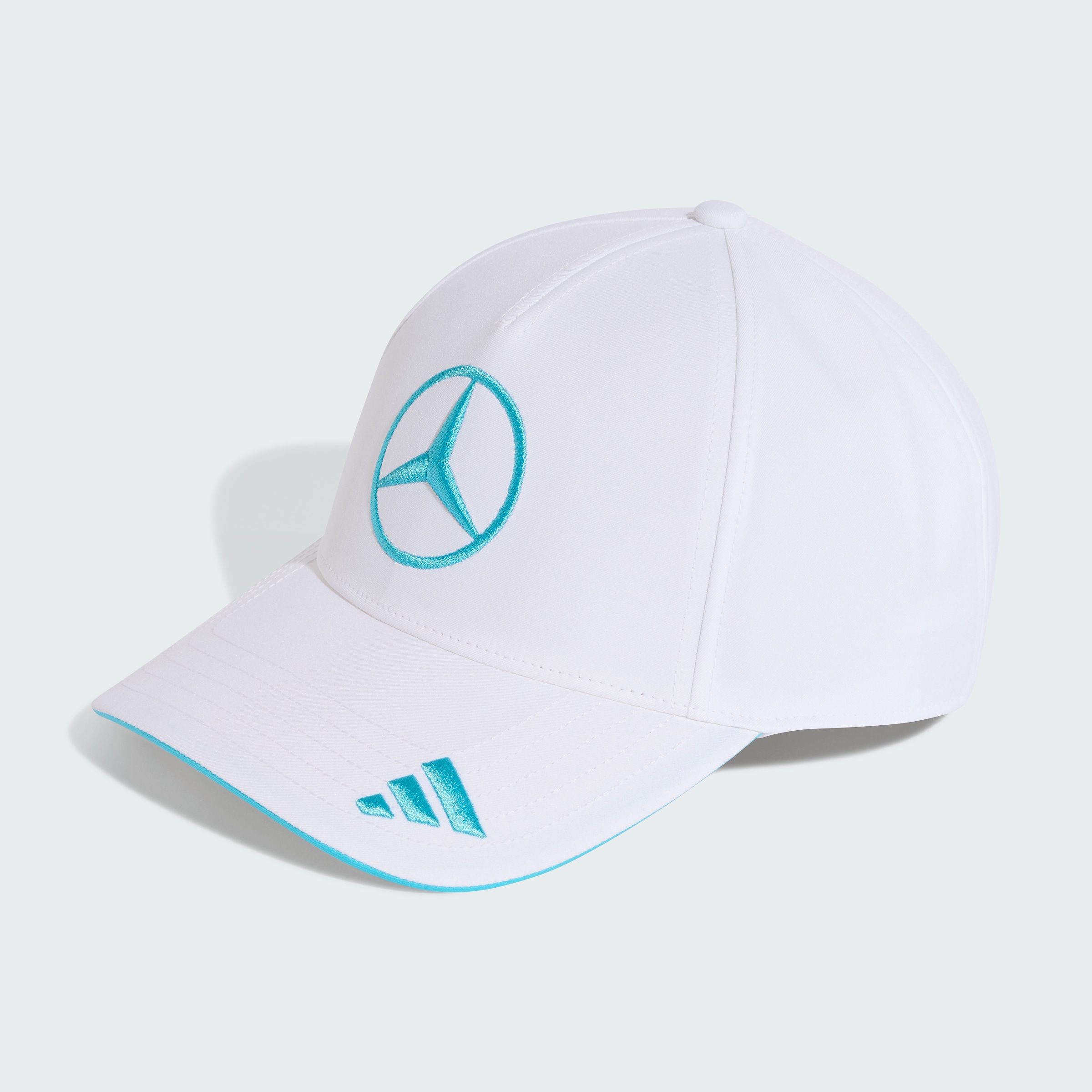 Czapka, George Russell, Mercedes-AMG F1 - biały, poliester (z recyklingu)