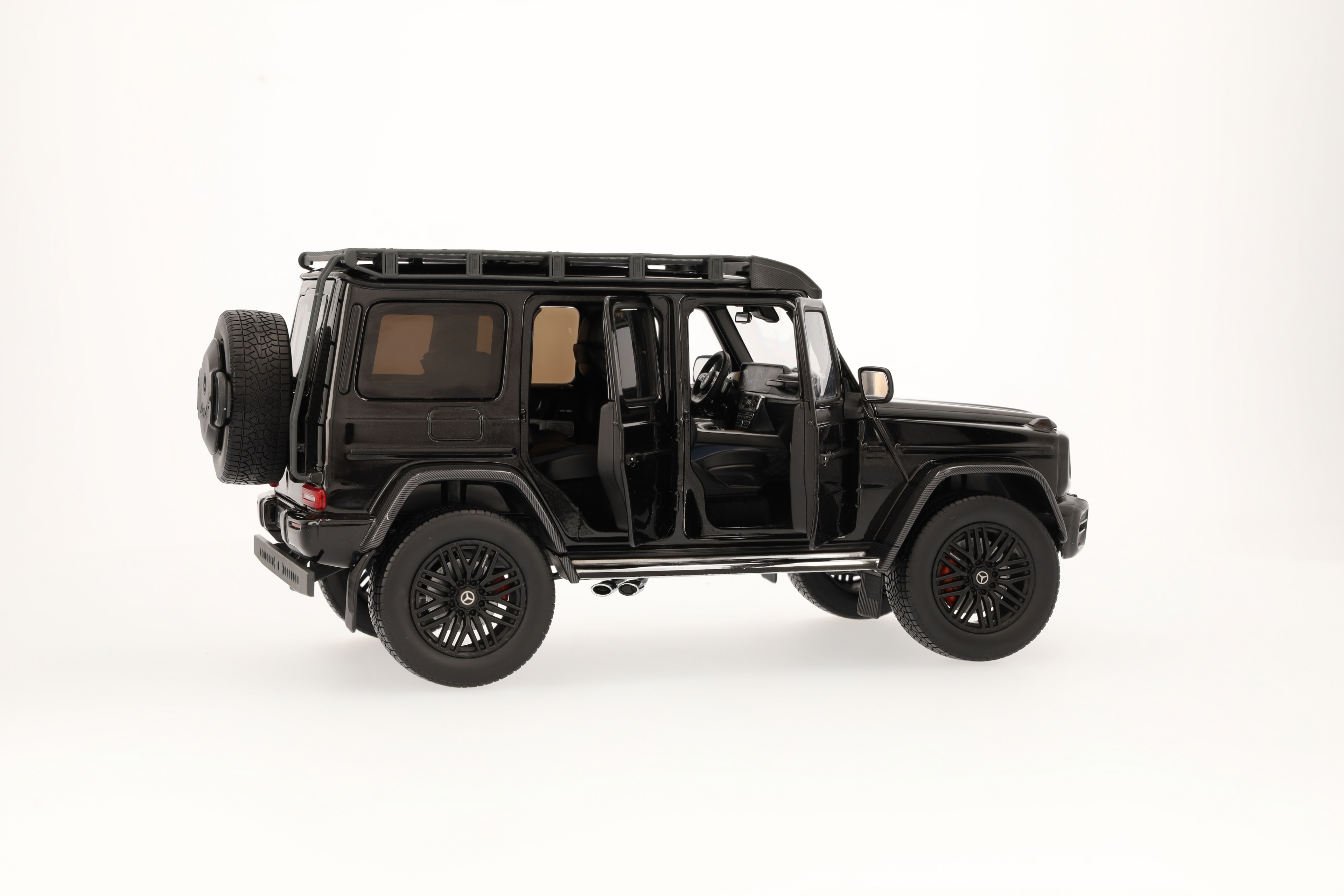 Mercedes-AMG G 63 4x4², W463 - czerń obsydianu, iScale, 1:18