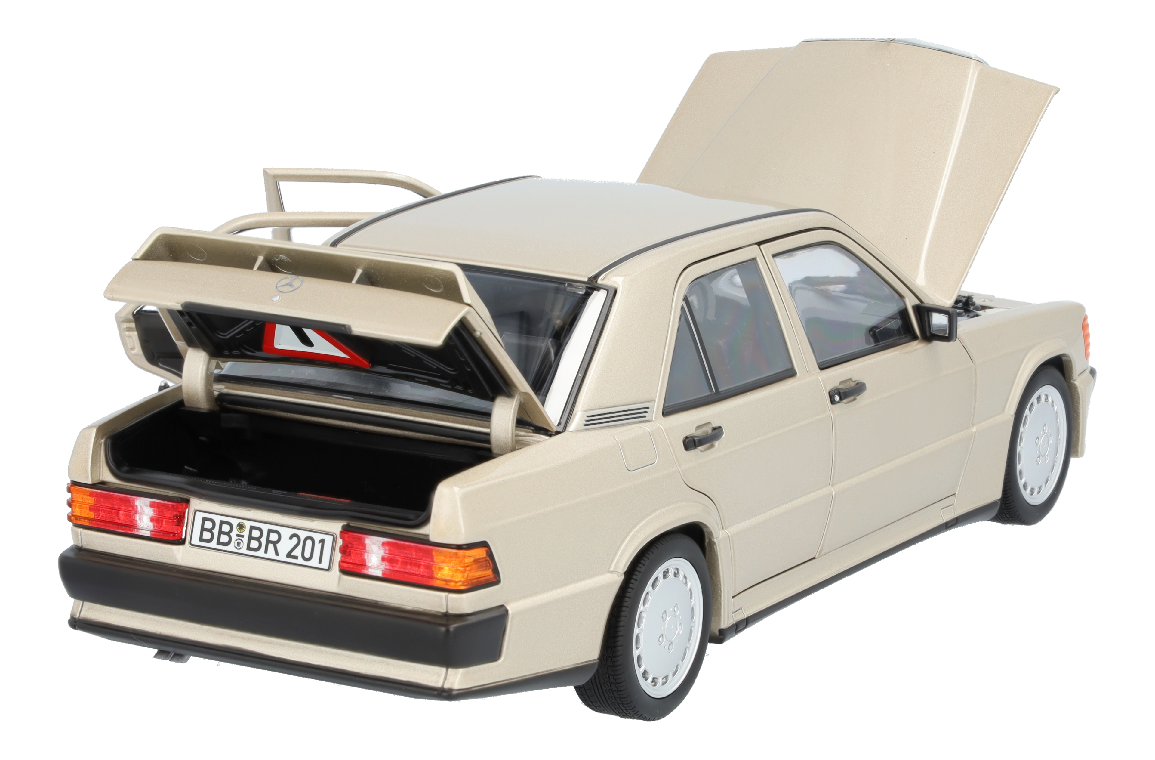 190 E 2.3-16 W 201 (1984-1988) - srebrny, Norev, 1:18