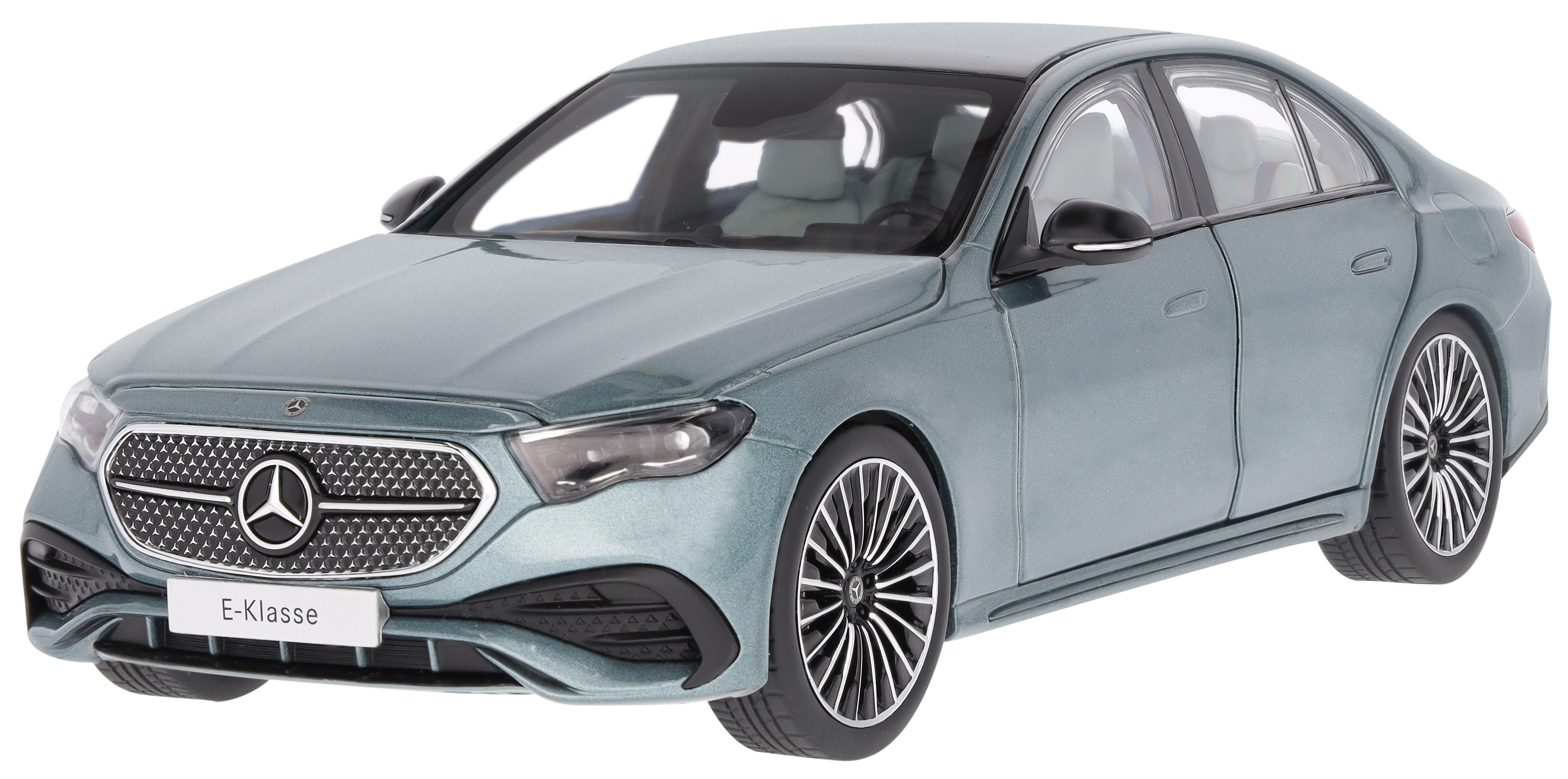 E-Klasse, Limousine, AMG Line, W214 - verdesilber, iScale, 1:18