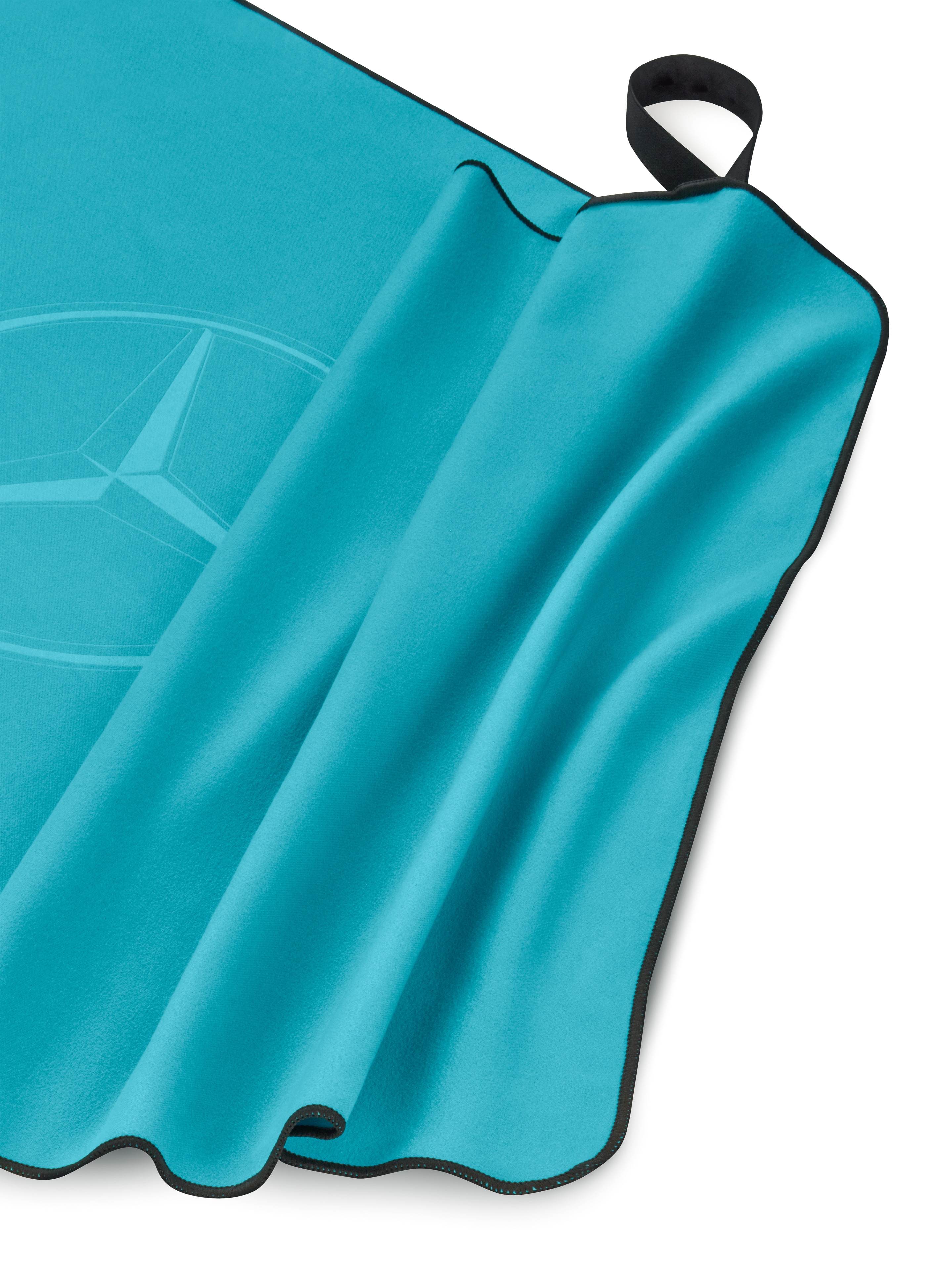 Funkcjonalny ręcznik - turkusowy, poliester (z recyklingu)