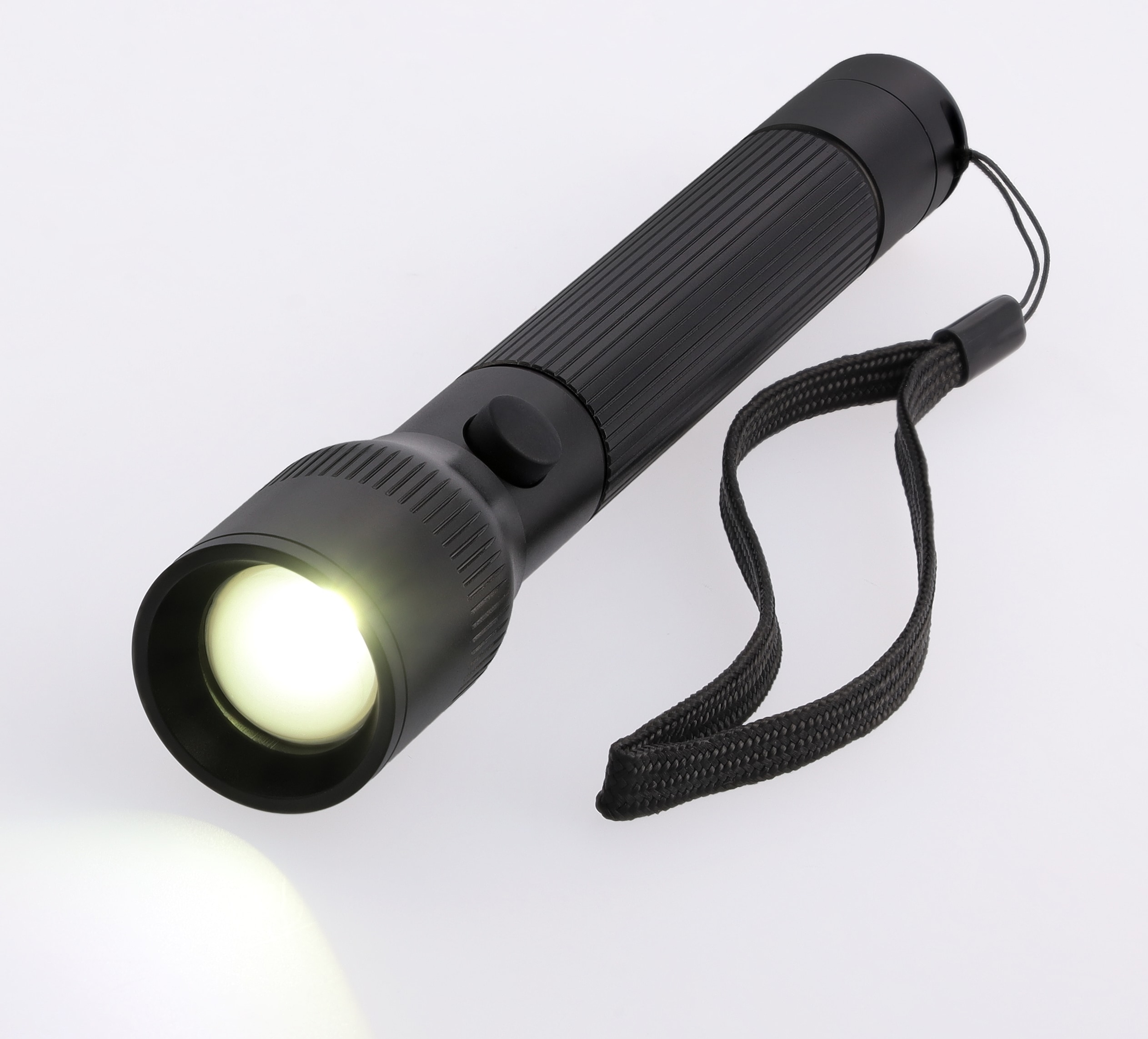 Latarka LED, mały - czerń, aluminium, Ansmann