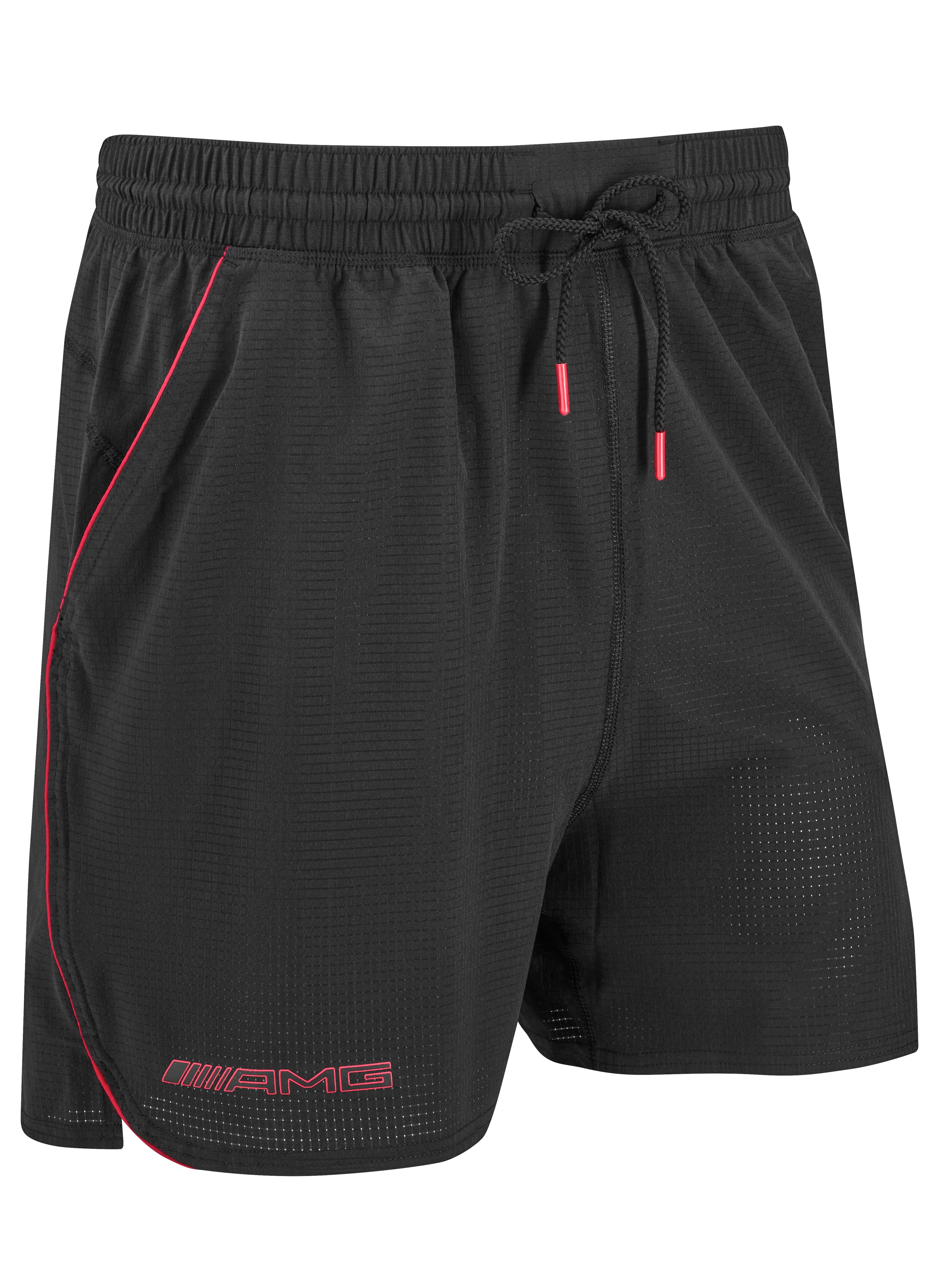 AMG Sporthose Herren - schwarz / rot, L