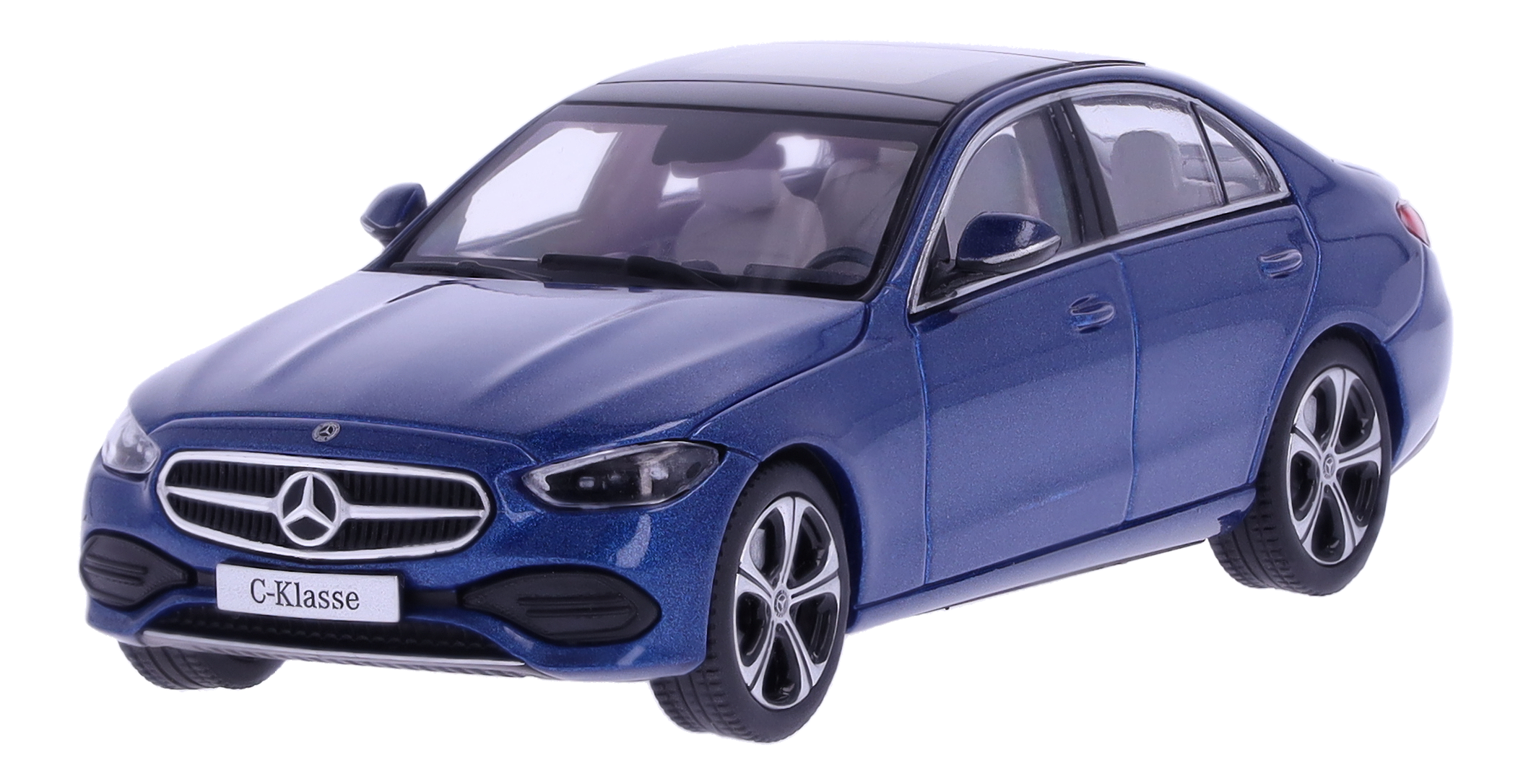 Klasa C, Limuzyna, AVANTGARDE, W206 - niebieski widmowy, Herpa, 1:43
